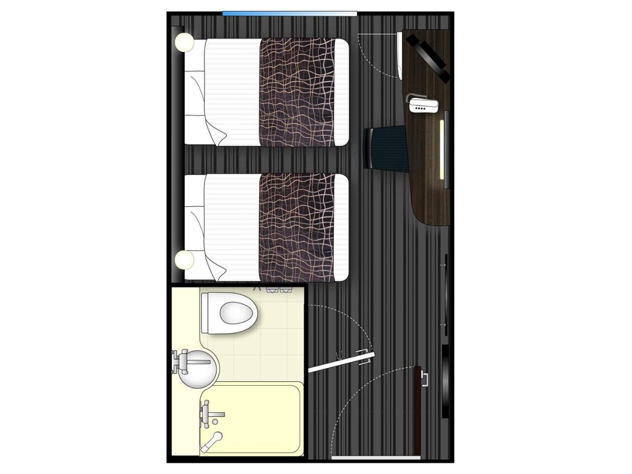 Twin Room with Breakfast - Non-Smoking photo 2