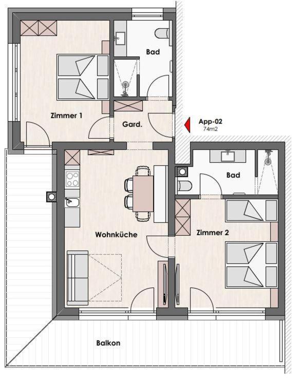 Apartment with Bath photo 2
