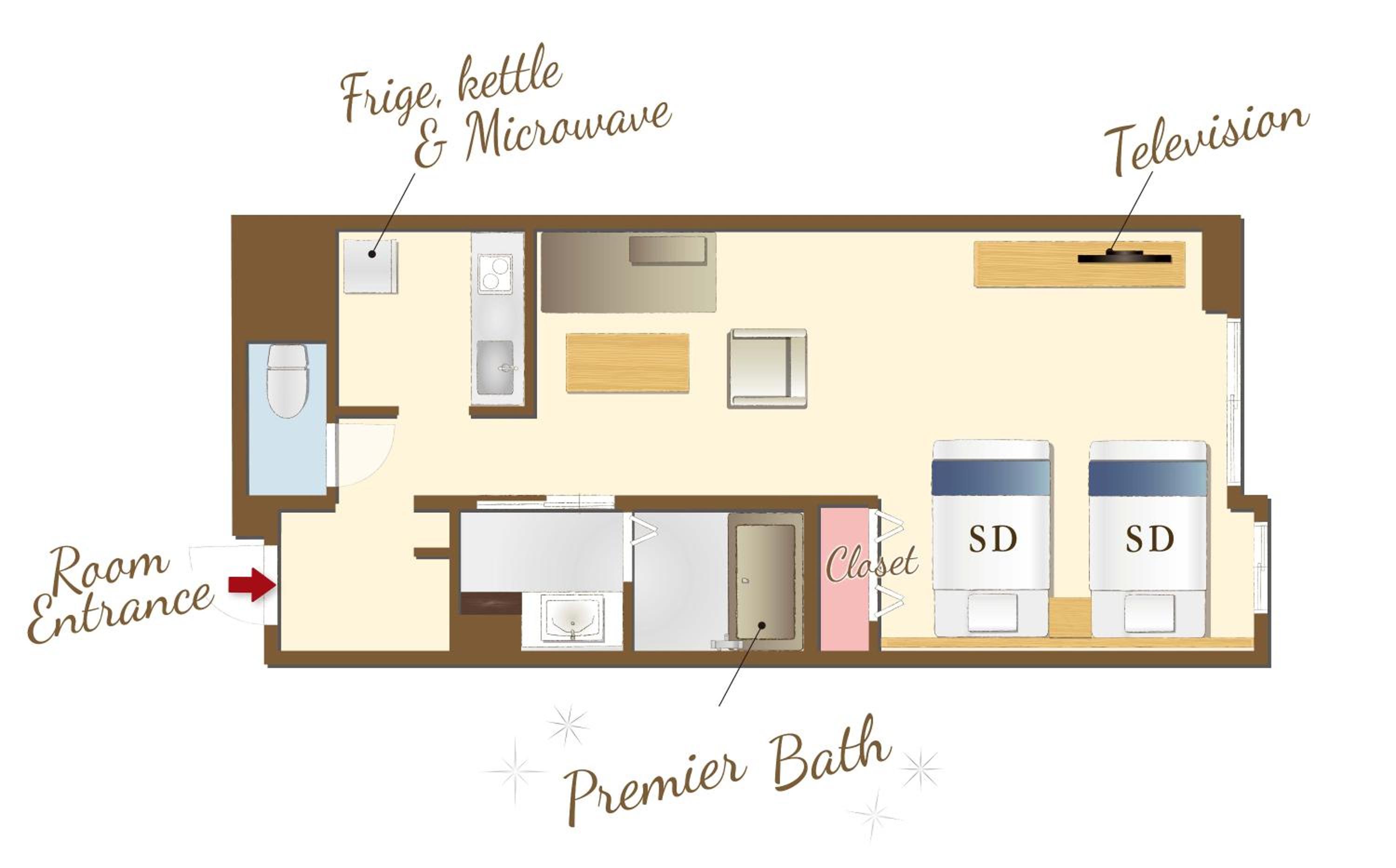 Premier Deluxe Twin Room - Photo 2