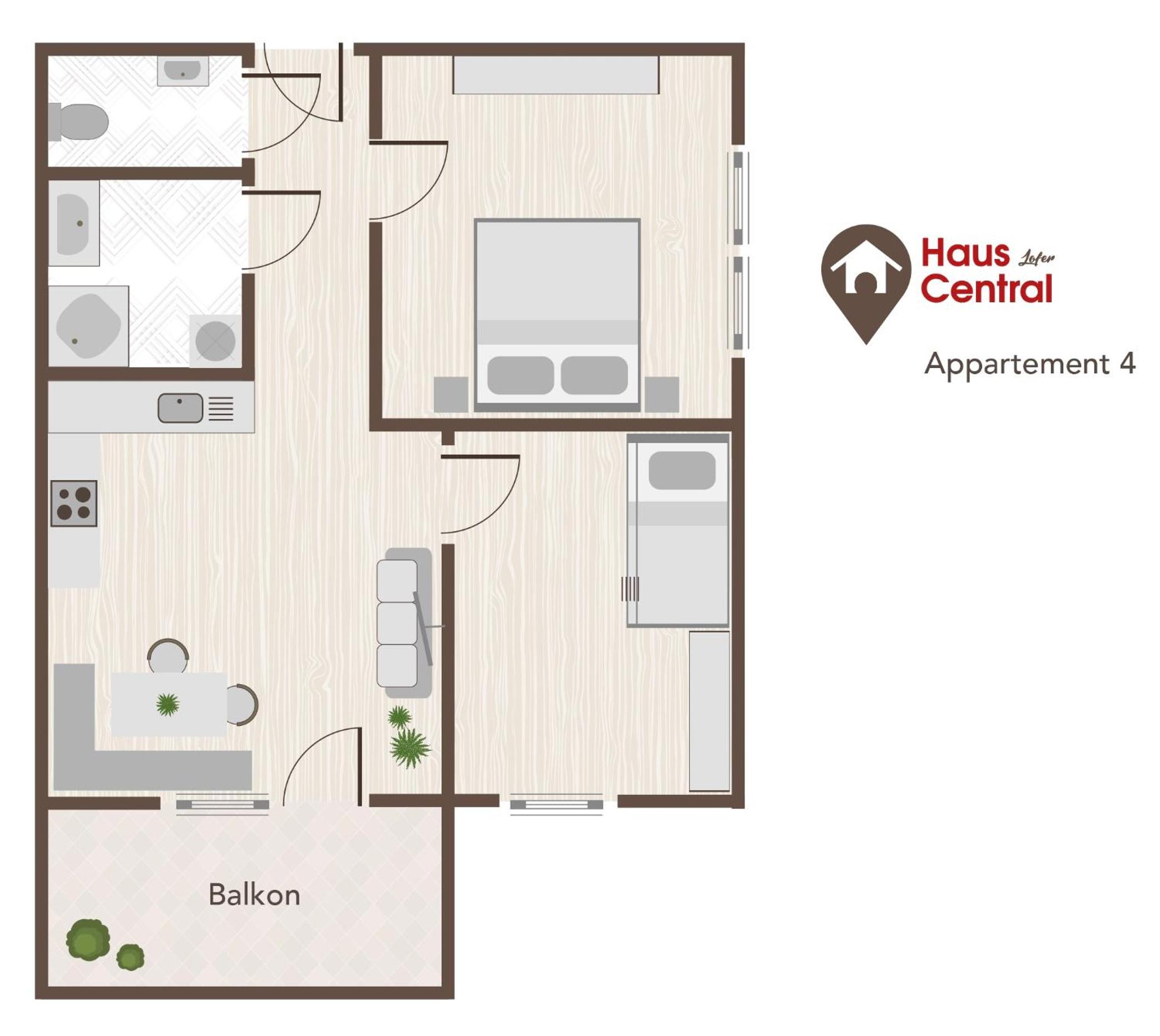 Apartment with Balcony