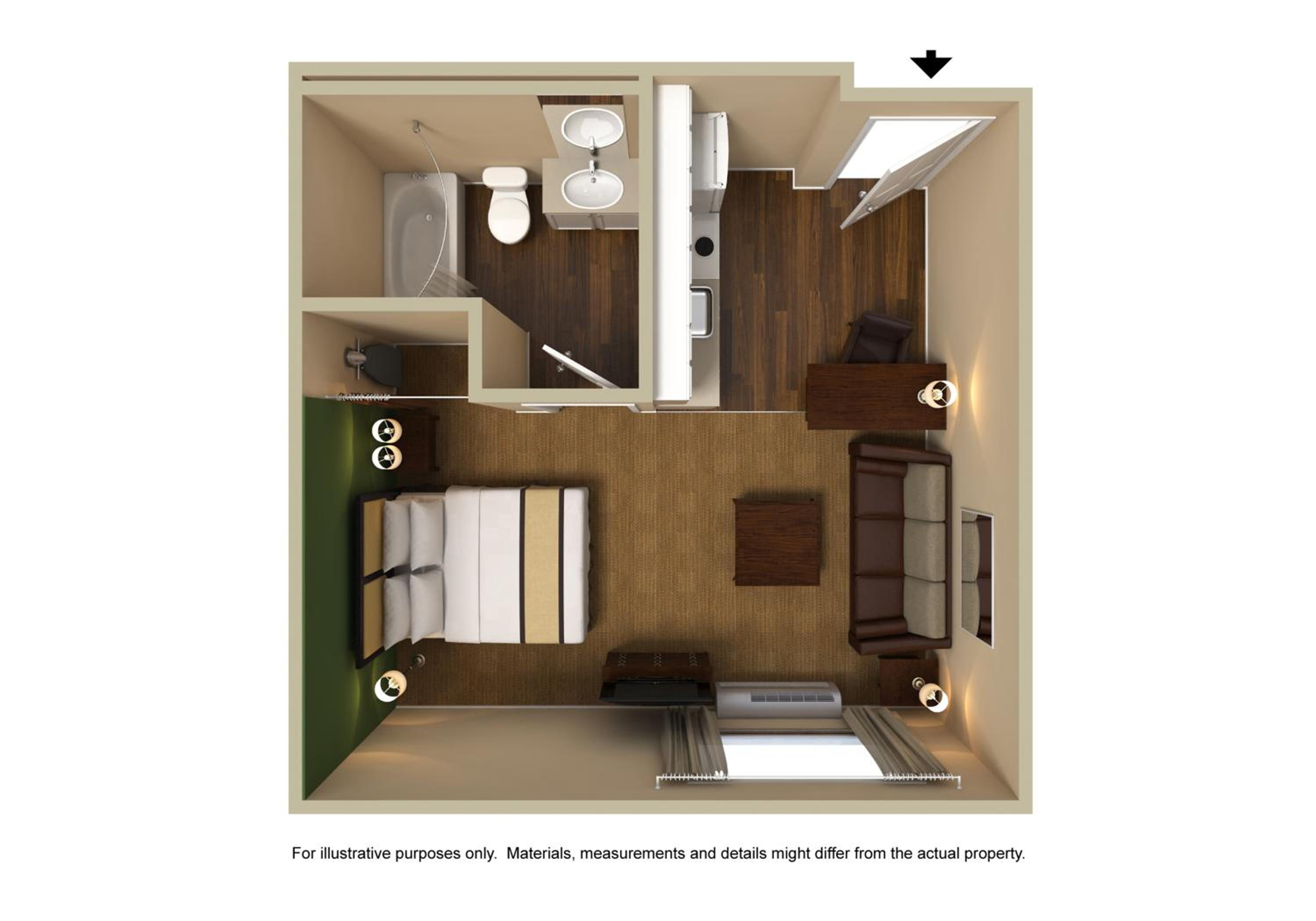 Deluxe Studio with 1 Queen Bed - Non-Smoking - Photo 13