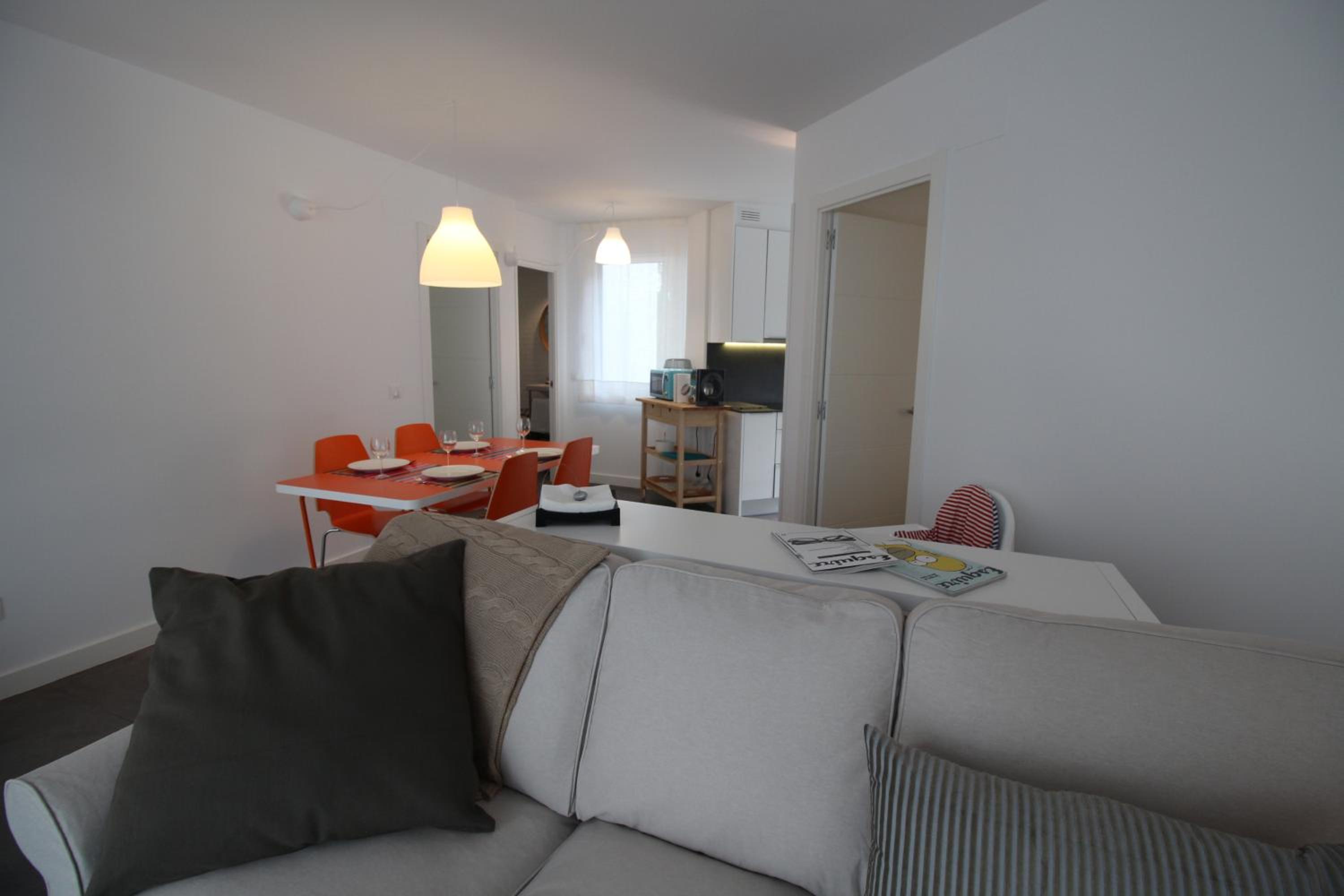 Apartamento con vista al jardín