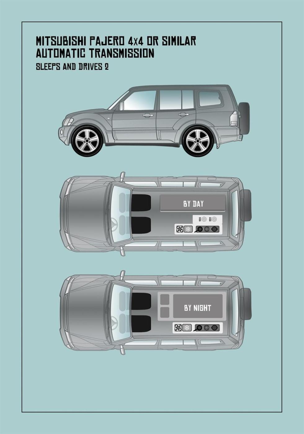 Automatic Mitsubishi 4X4 D Camper or similar (with heater)  photo 2