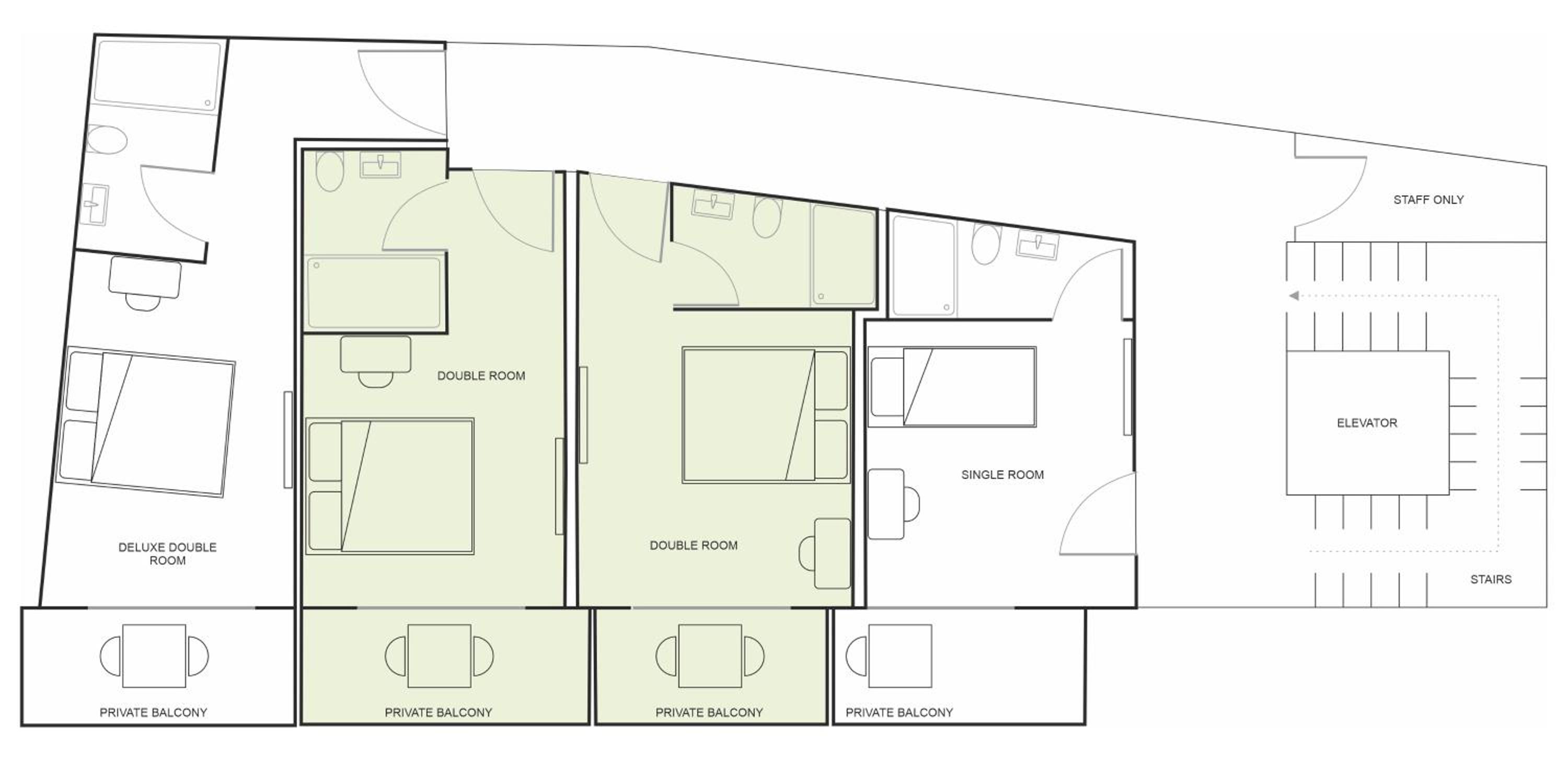 Double Room with Balcony - Photo 9