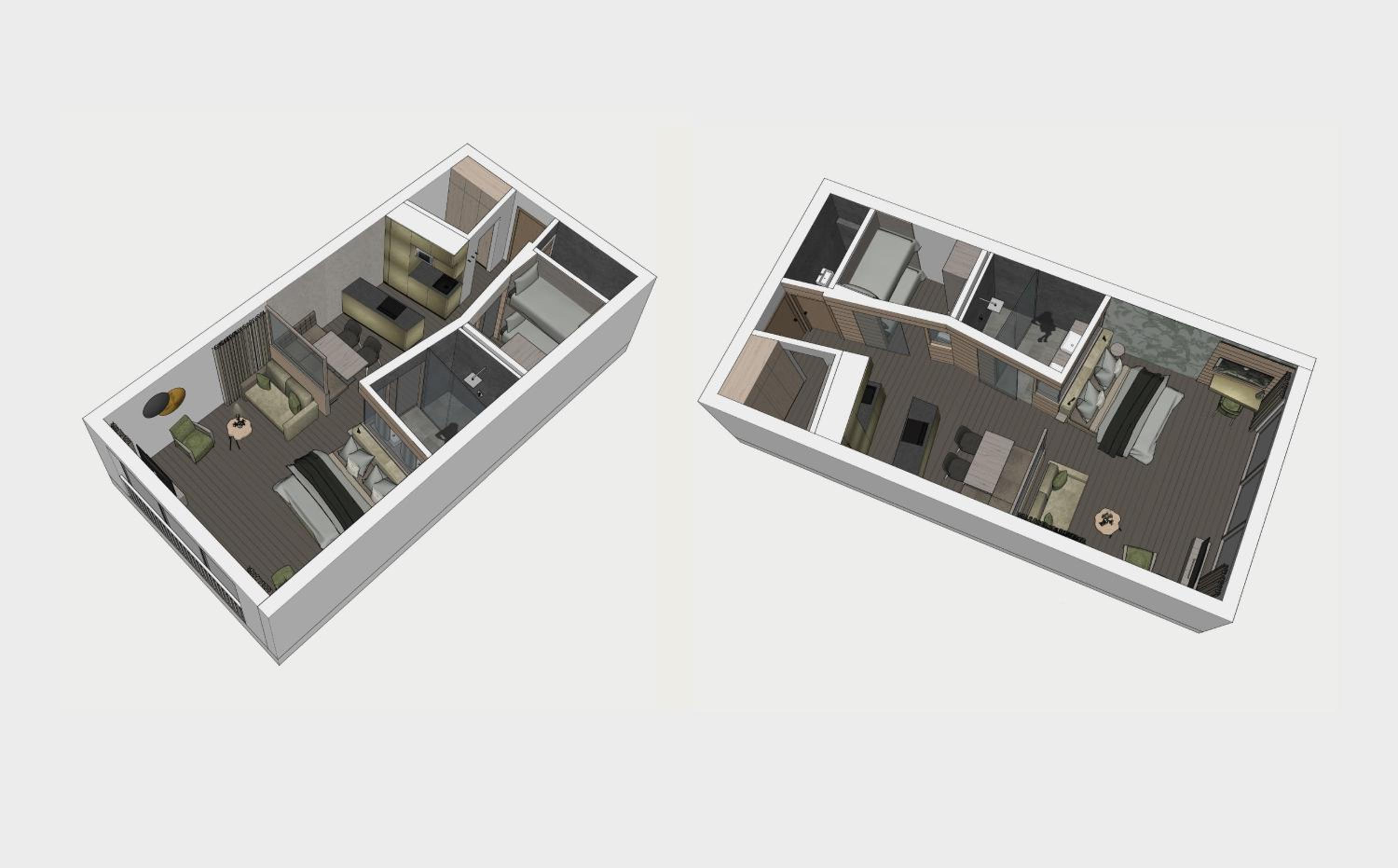 Three-Bedroom Suite (60m2 OG1) photo 3