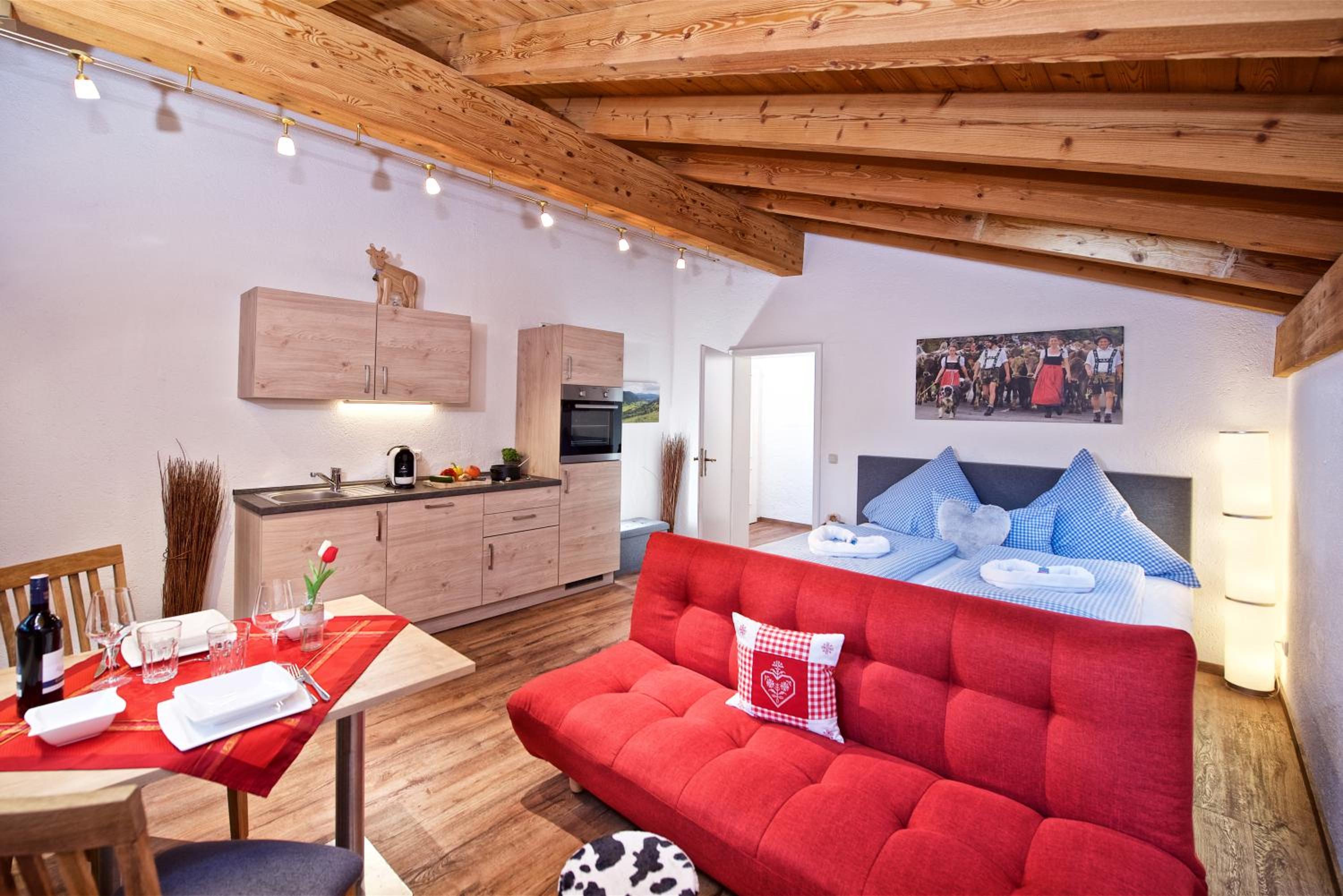 1-Room Apartment with Balcony