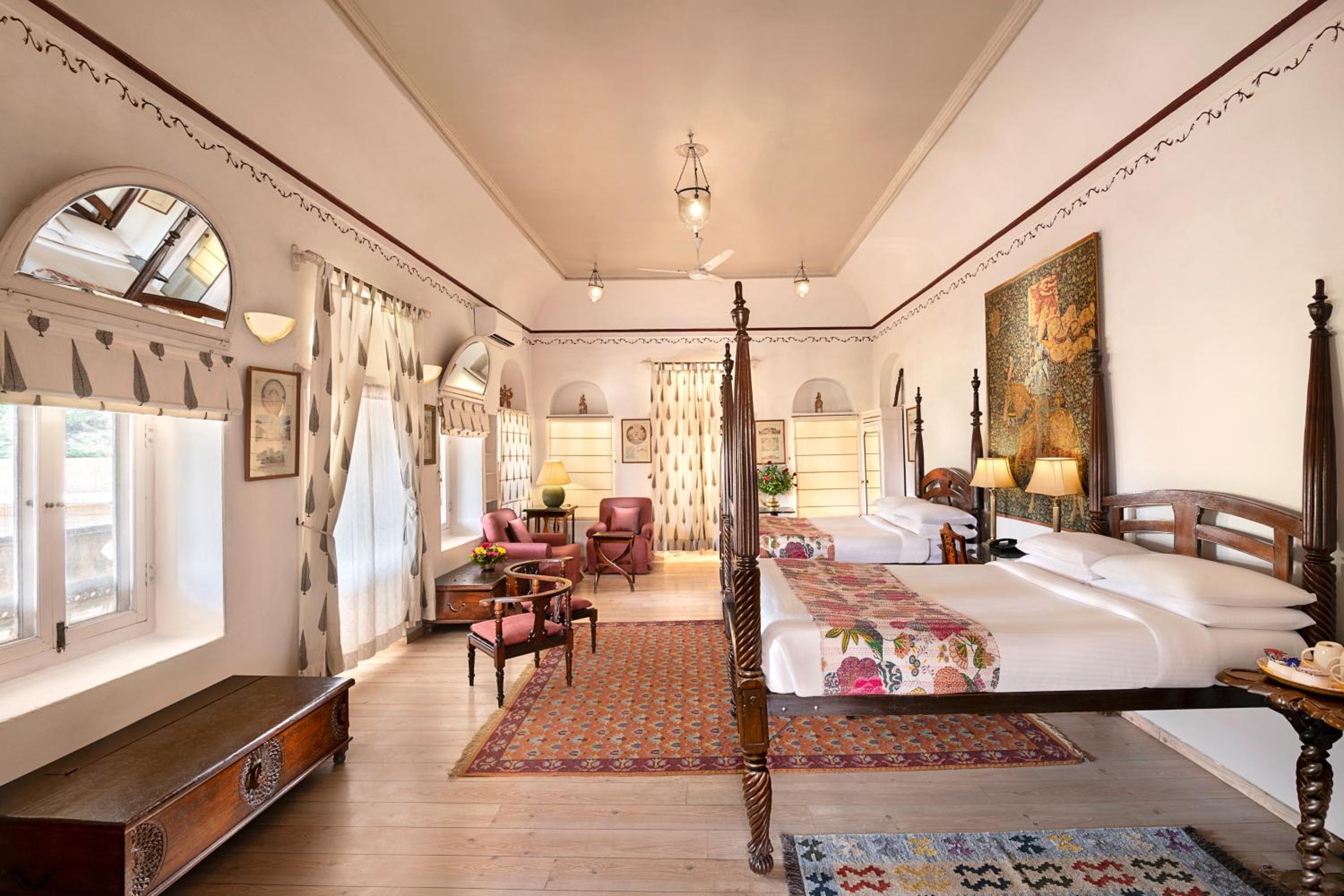 Heritage Royal Room – Enjoy a 10% discount on spa, laundry, and vintage car services, alongside complimentary evening tea, guided fort tours, and morning yoga (7:00 AM – 8:00 AM) photo