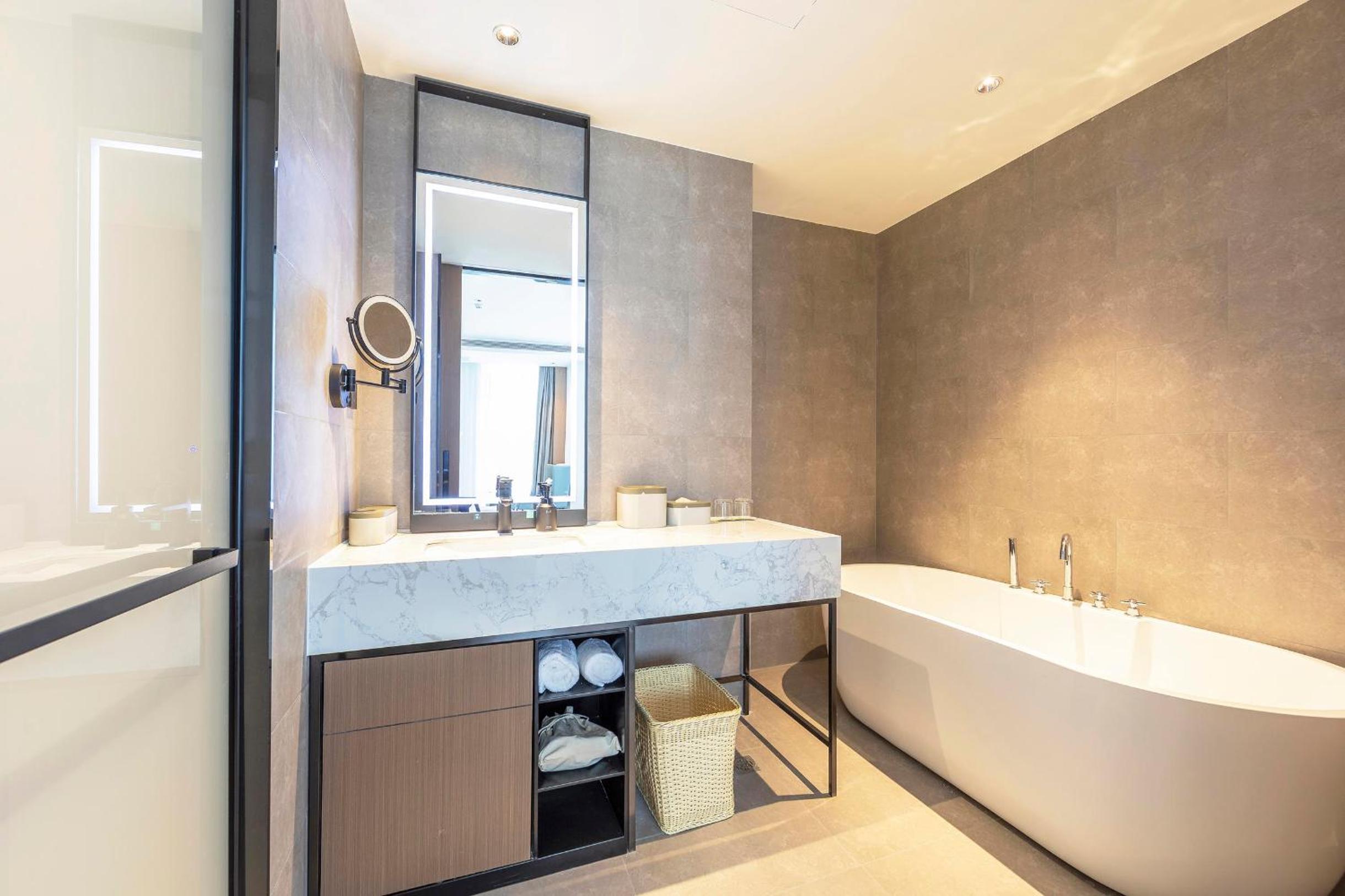 Deluxe King Suite with City View photo 2