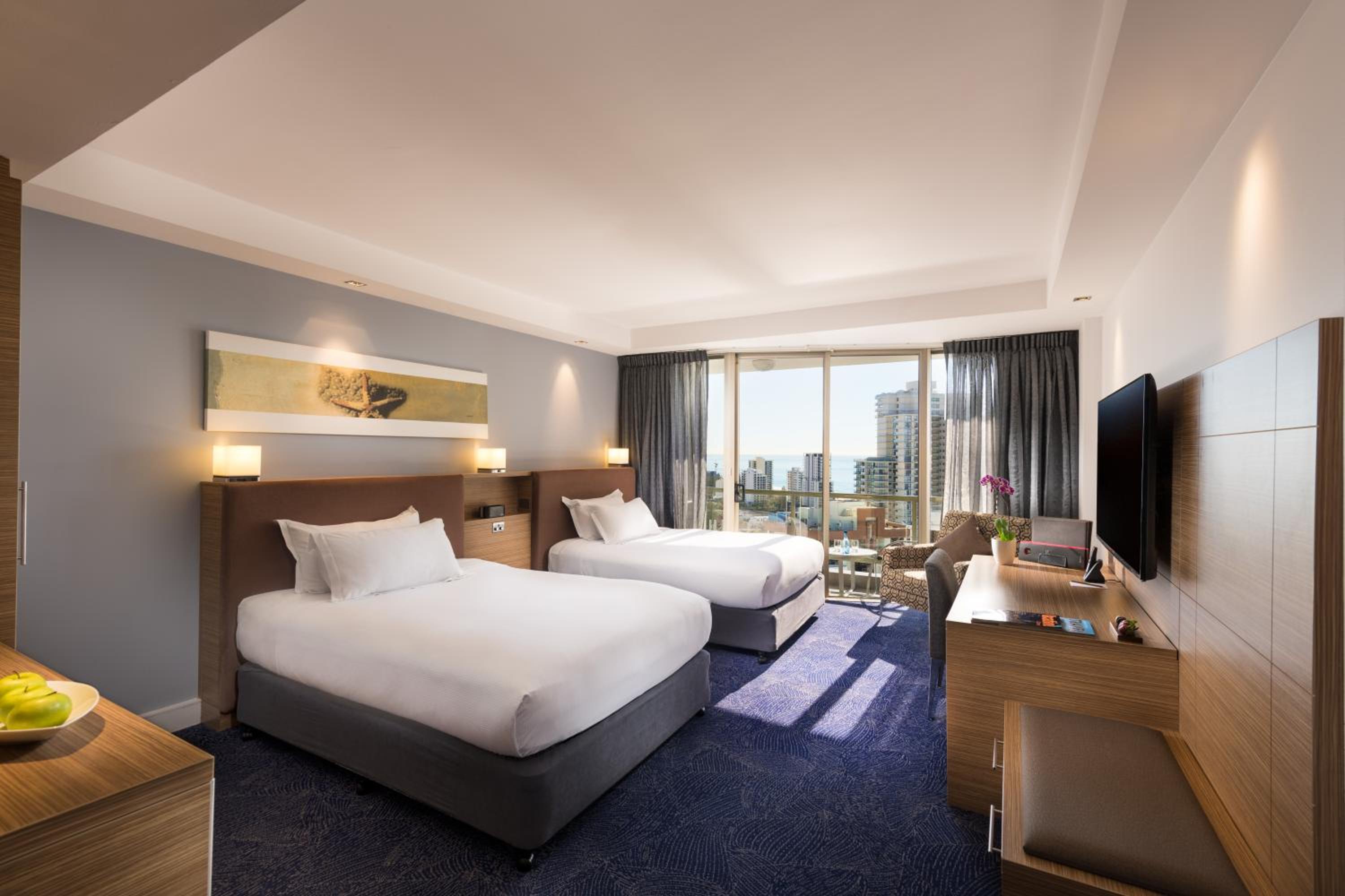 Luxury Twin Room, 2 Double Beds, Ocean View