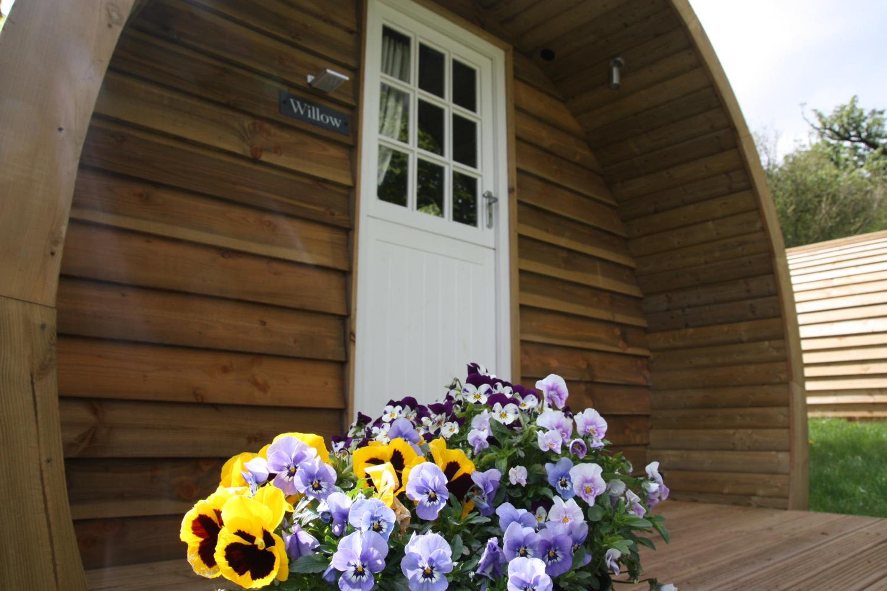 Willow Glamping Pod with Private Hot Tub - Photo 15