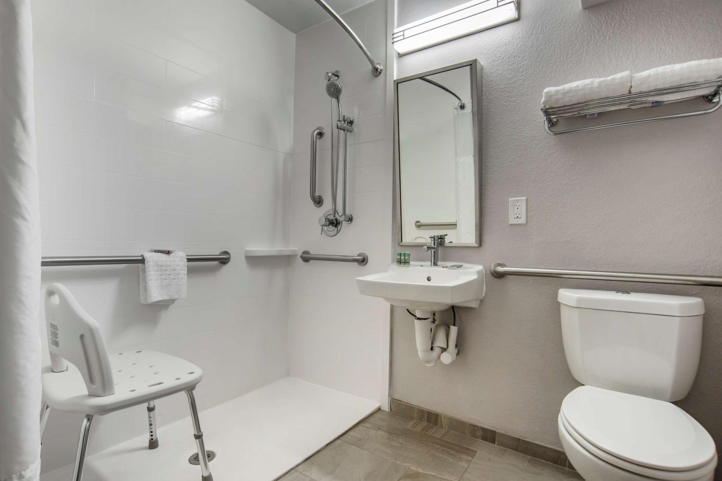 King Room with Roll-In Shower - Mobility Accessible/Pet Friendly - Photo 5