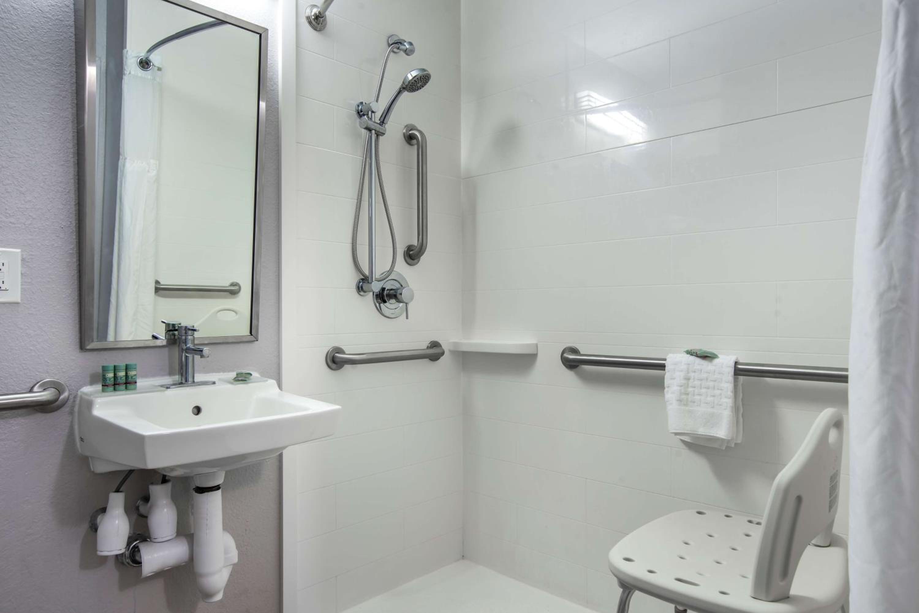King Room with Roll-In Shower - Mobility Accessible/Pet Friendly - Photo 6