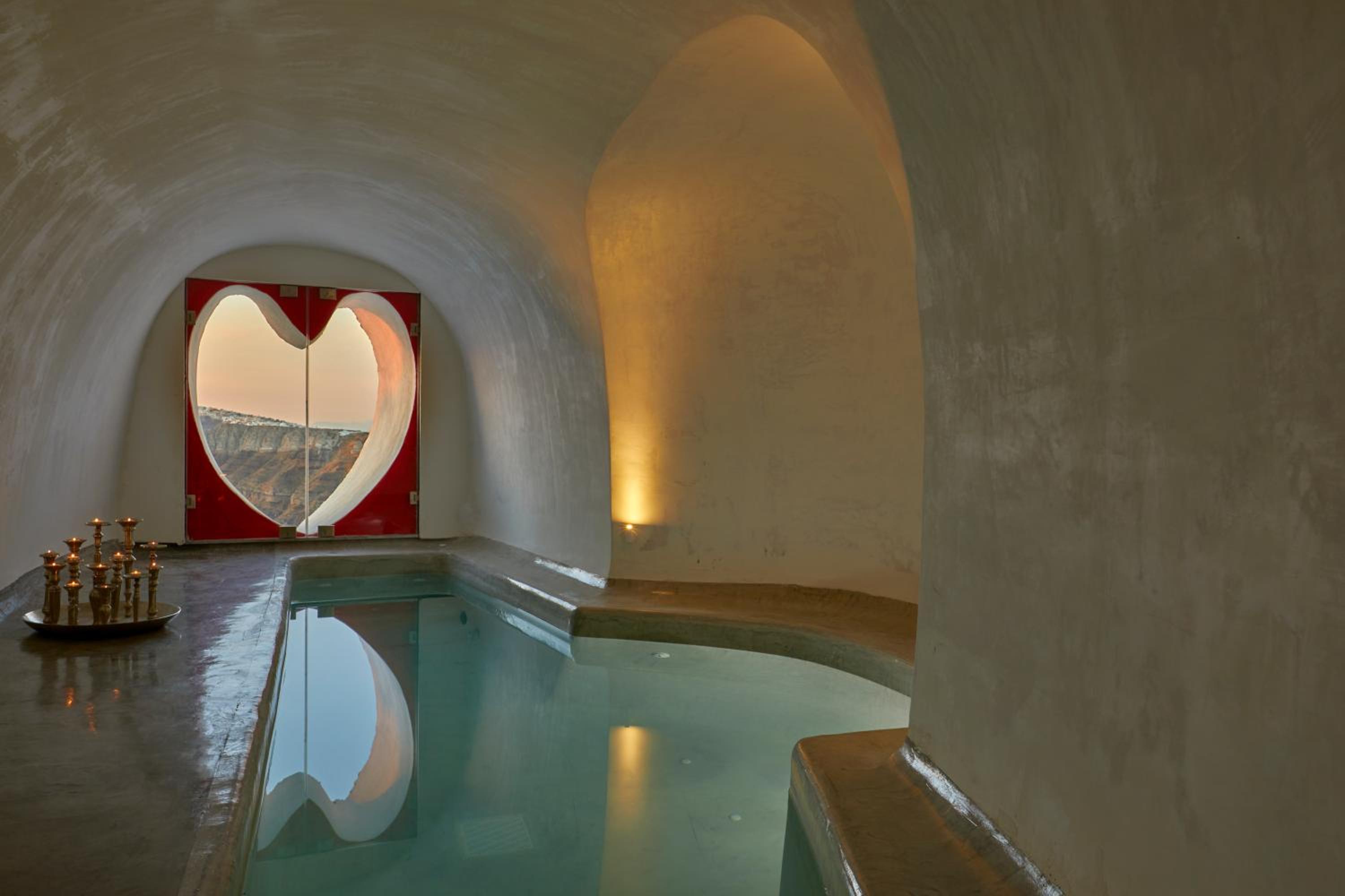 Gods Divine Suite Indoor Pool with Hot Tub and Caldera View  - Photo 3