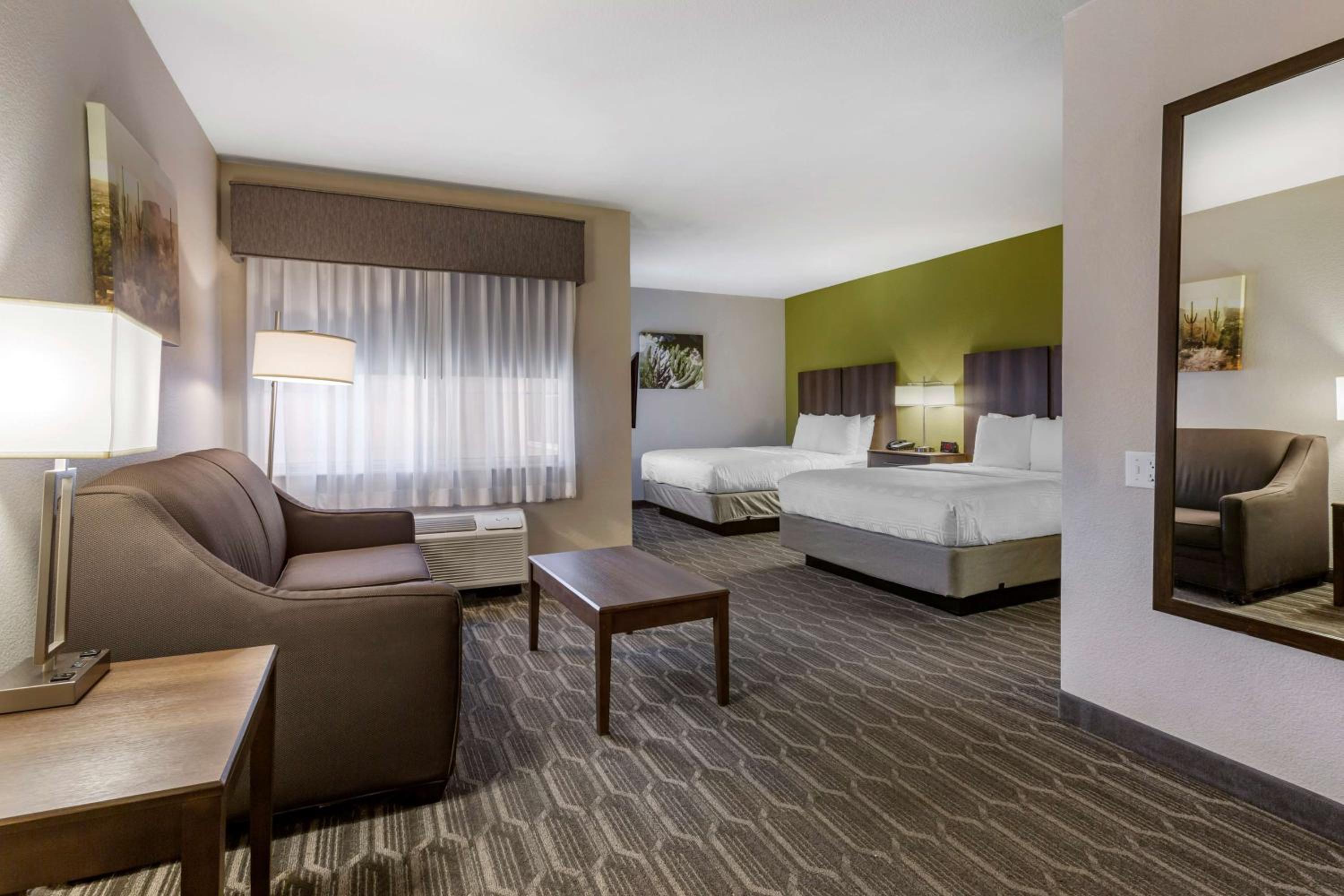 Queen Room with Two Queen Beds and Sofa Bed