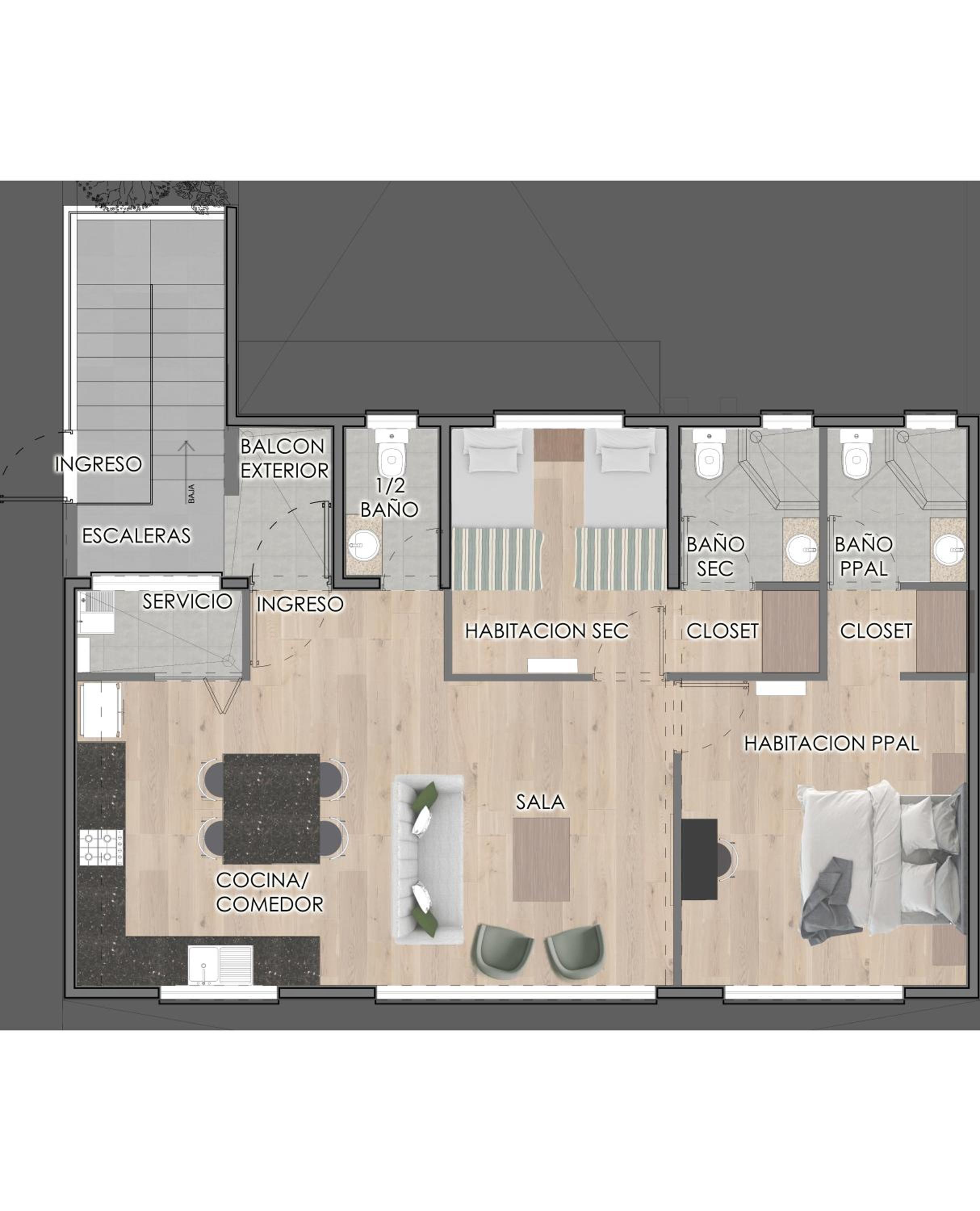 Two-Bedroom Apartment - Photo 19