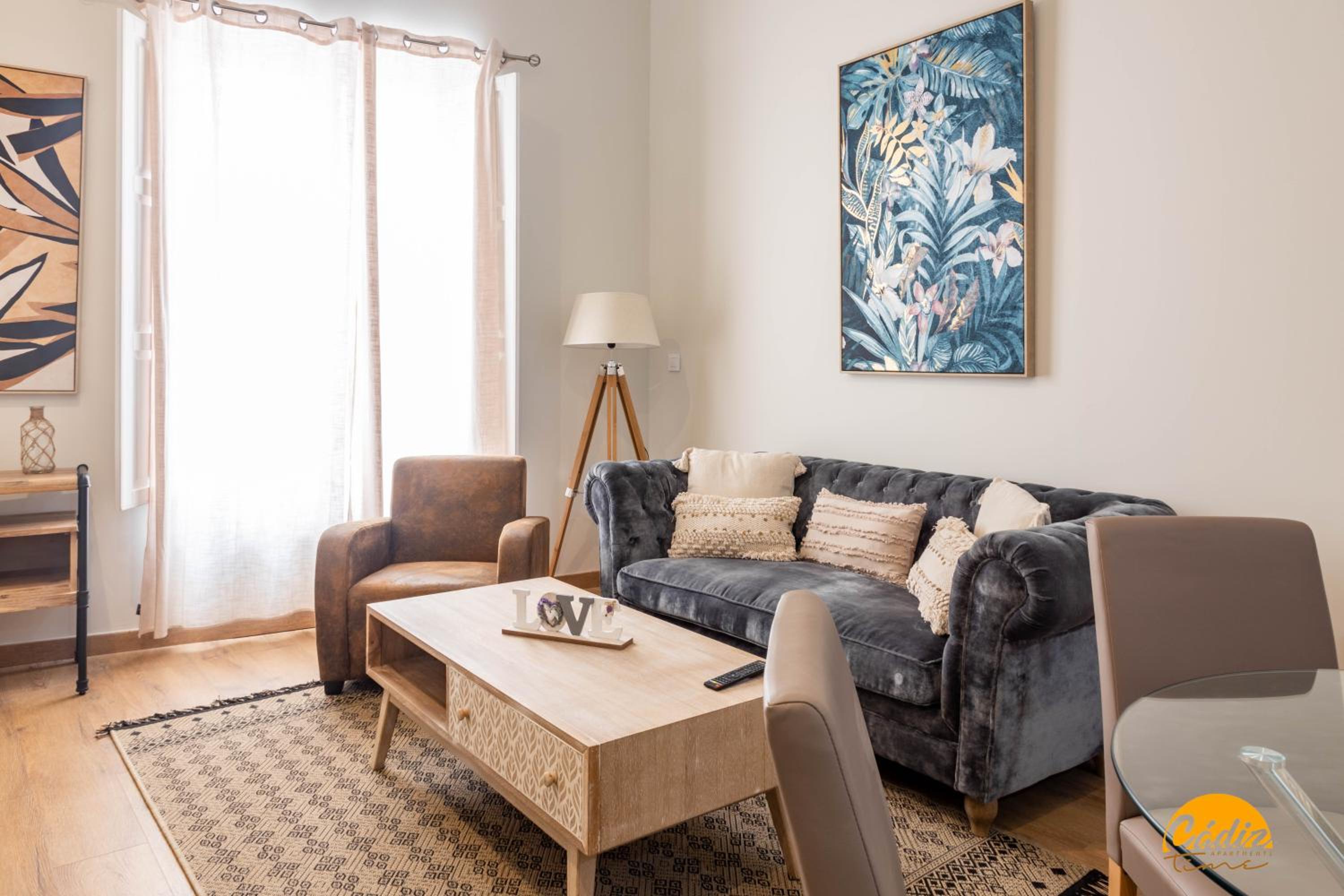 Apartamento de dos habitaciones