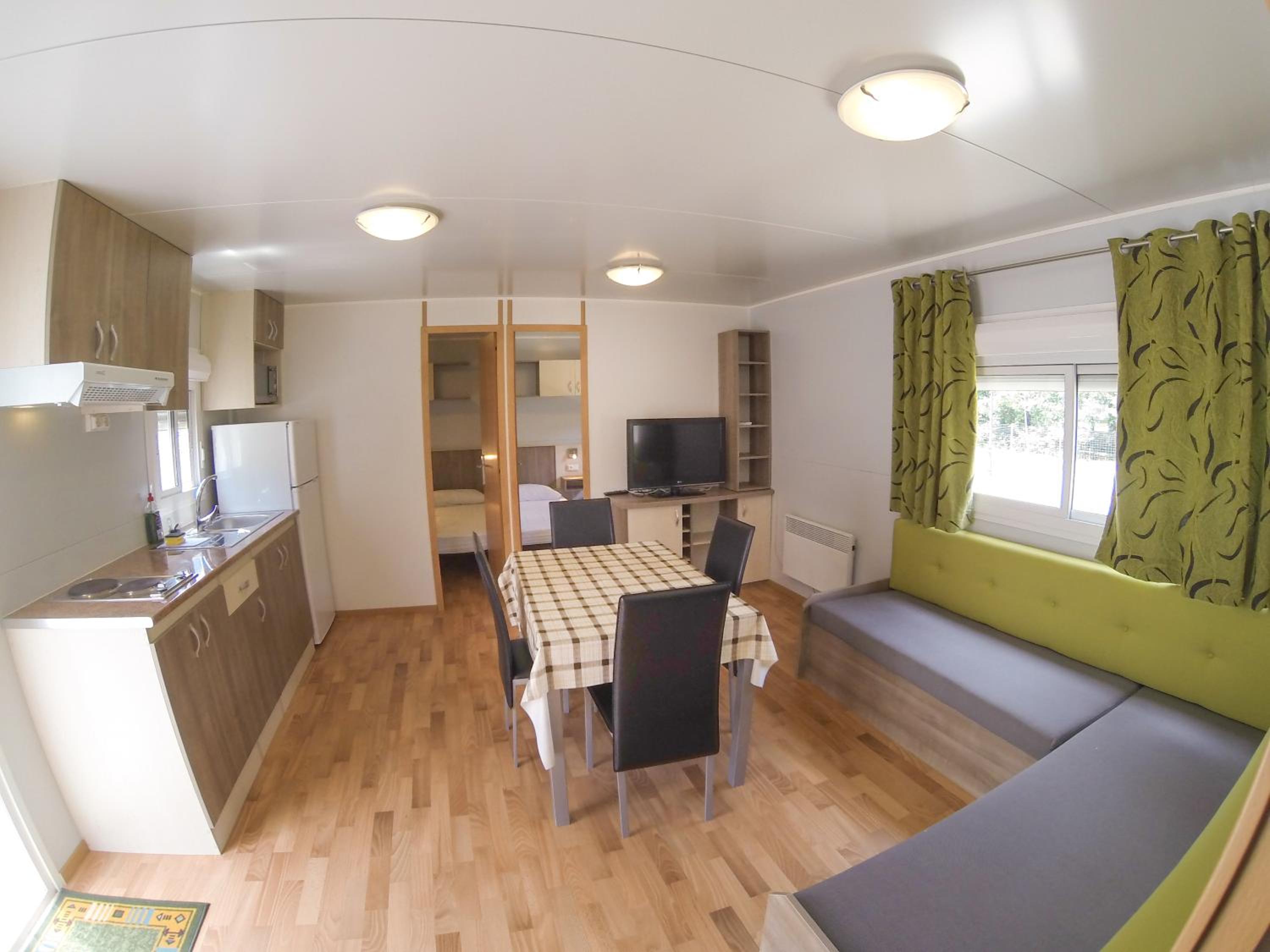 Casa móvil de tres habitaciones