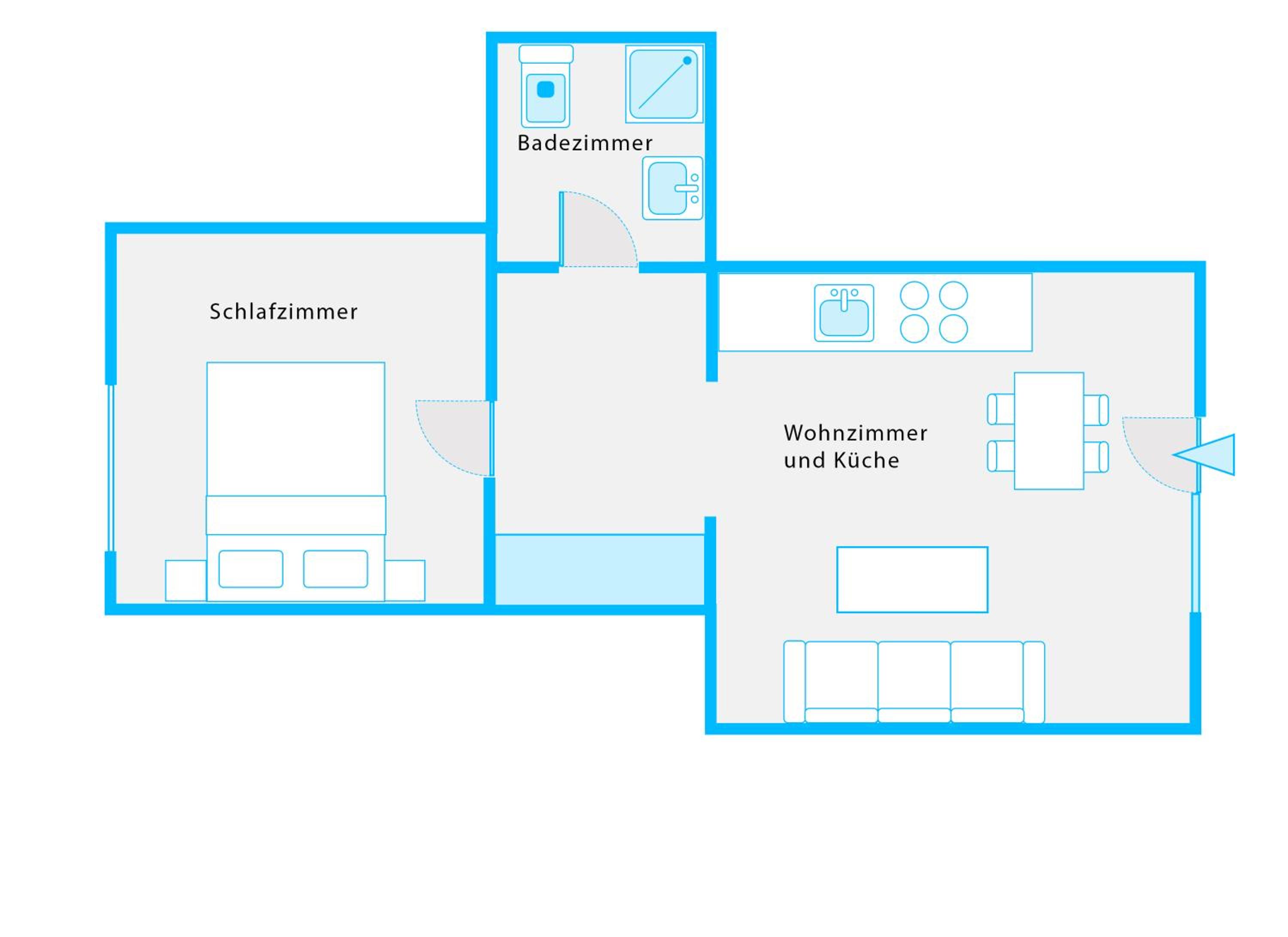 One-Bedroom Apartment photo 2