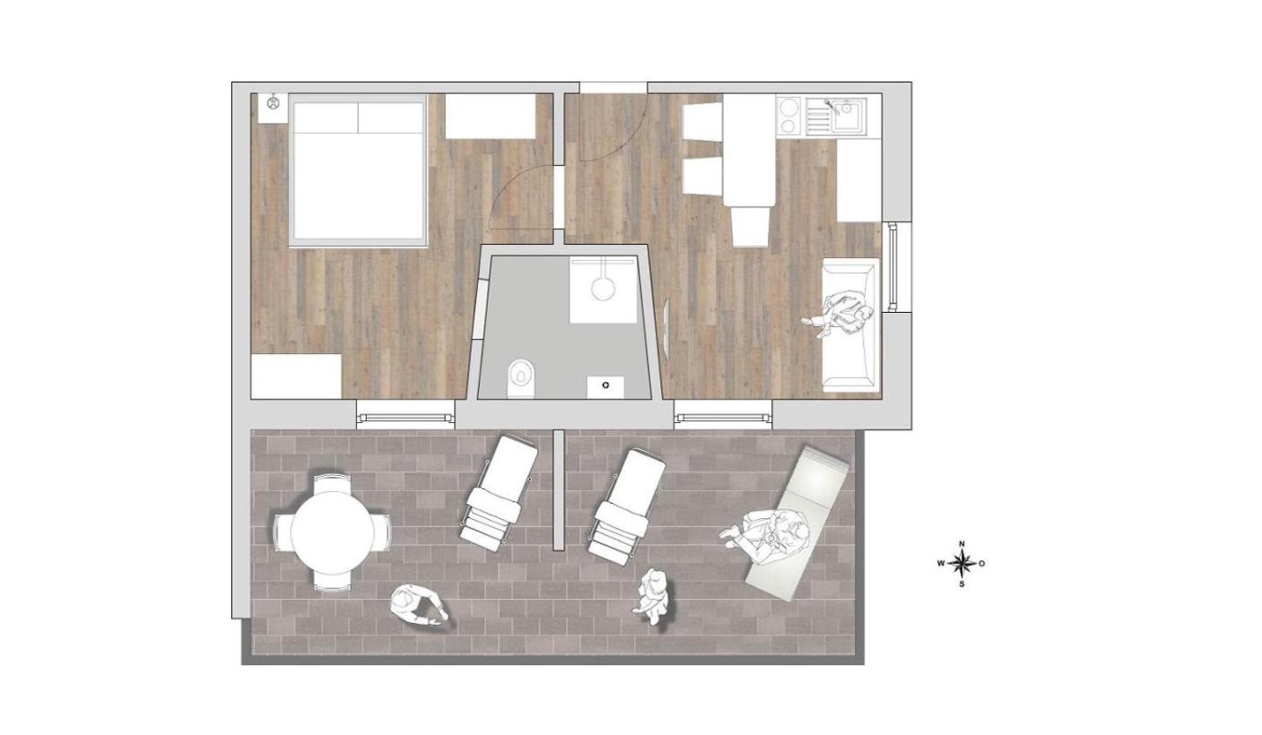 One-Bedroom Apartment photo 2