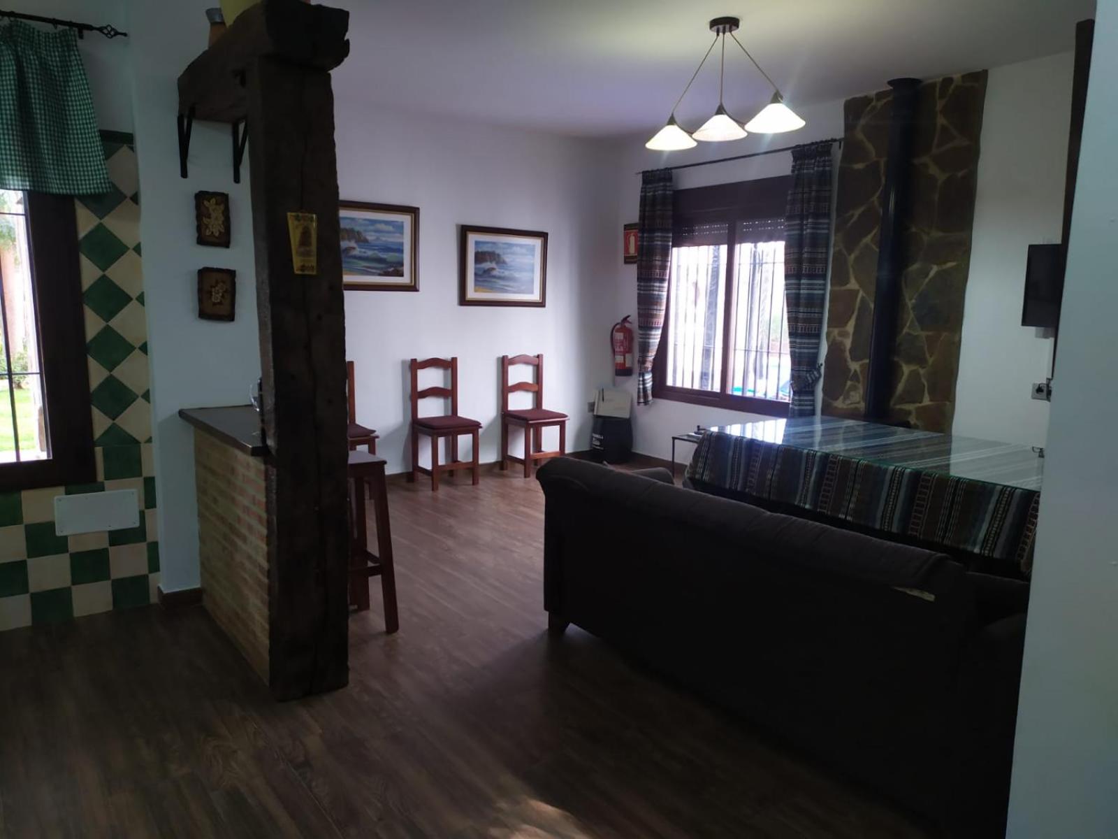 Apartamento con vista al jardín