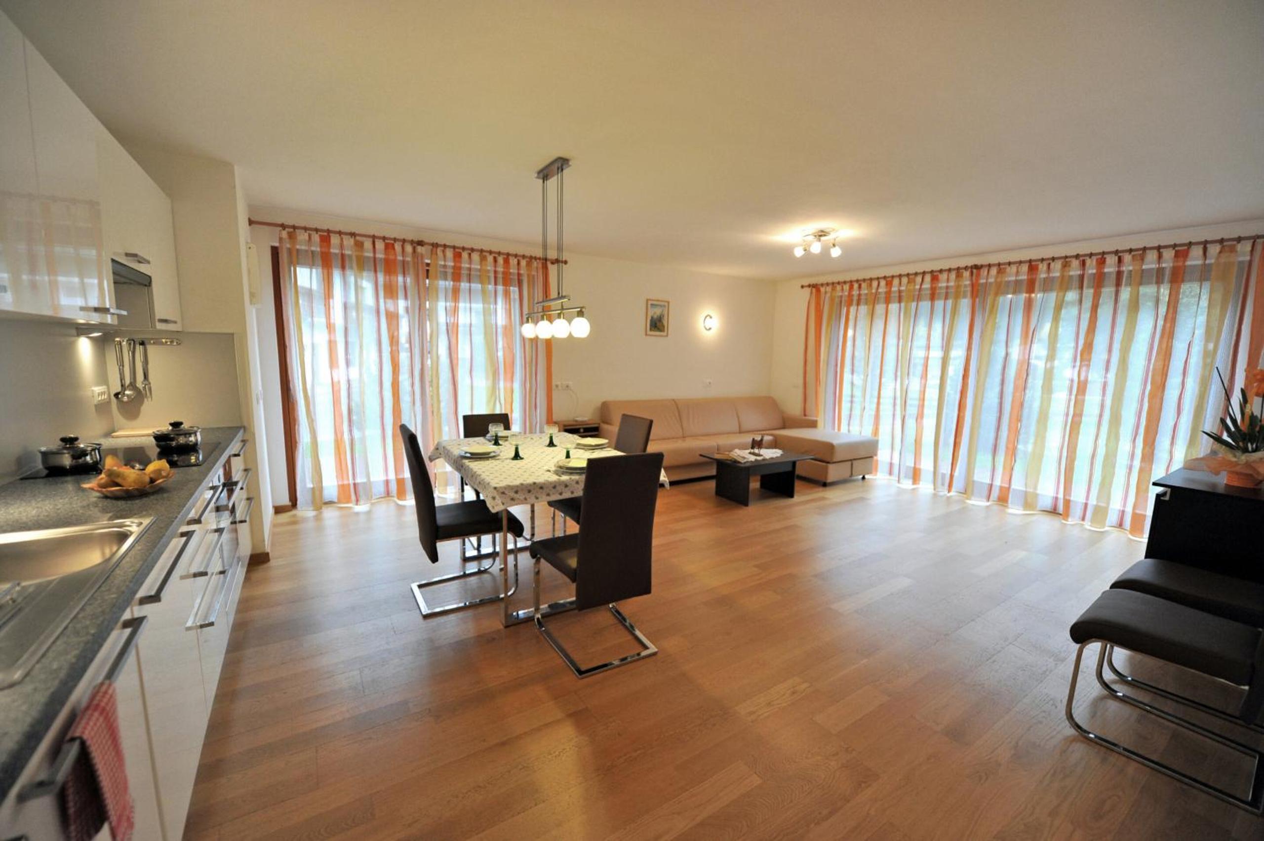Three-Bedroom Apartment with Garden
