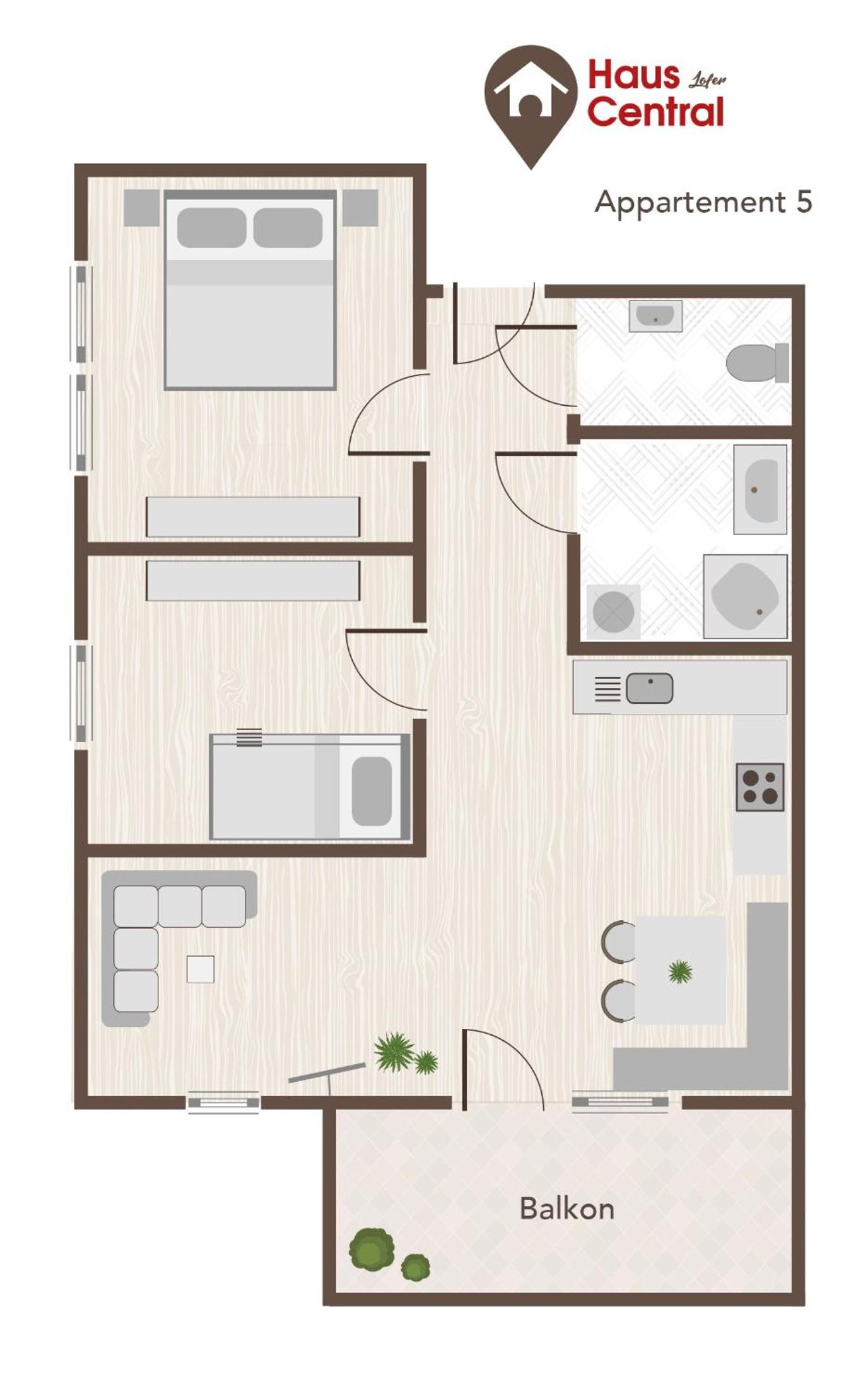 Apartment with Balcony