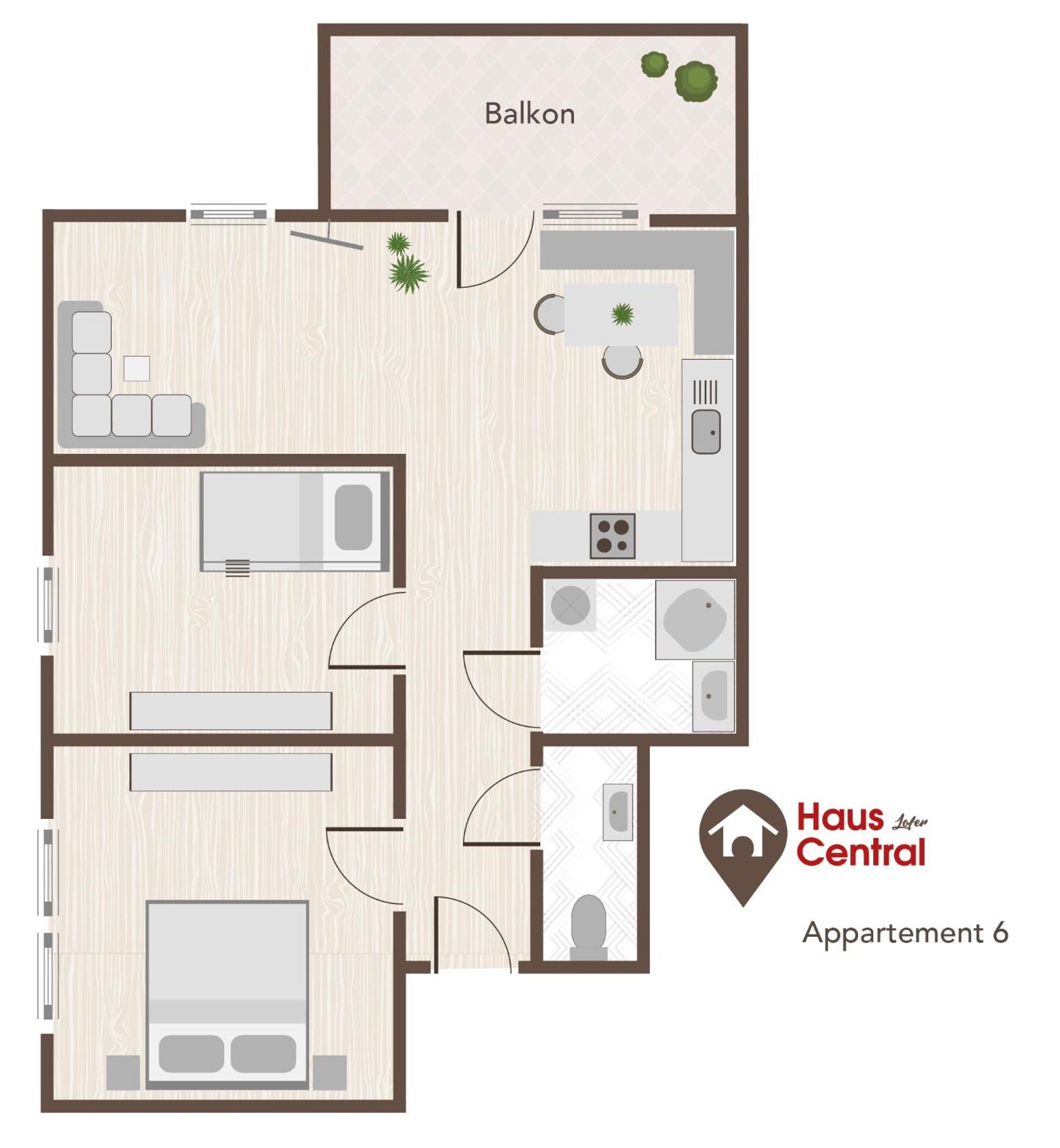 Apartment with Balcony