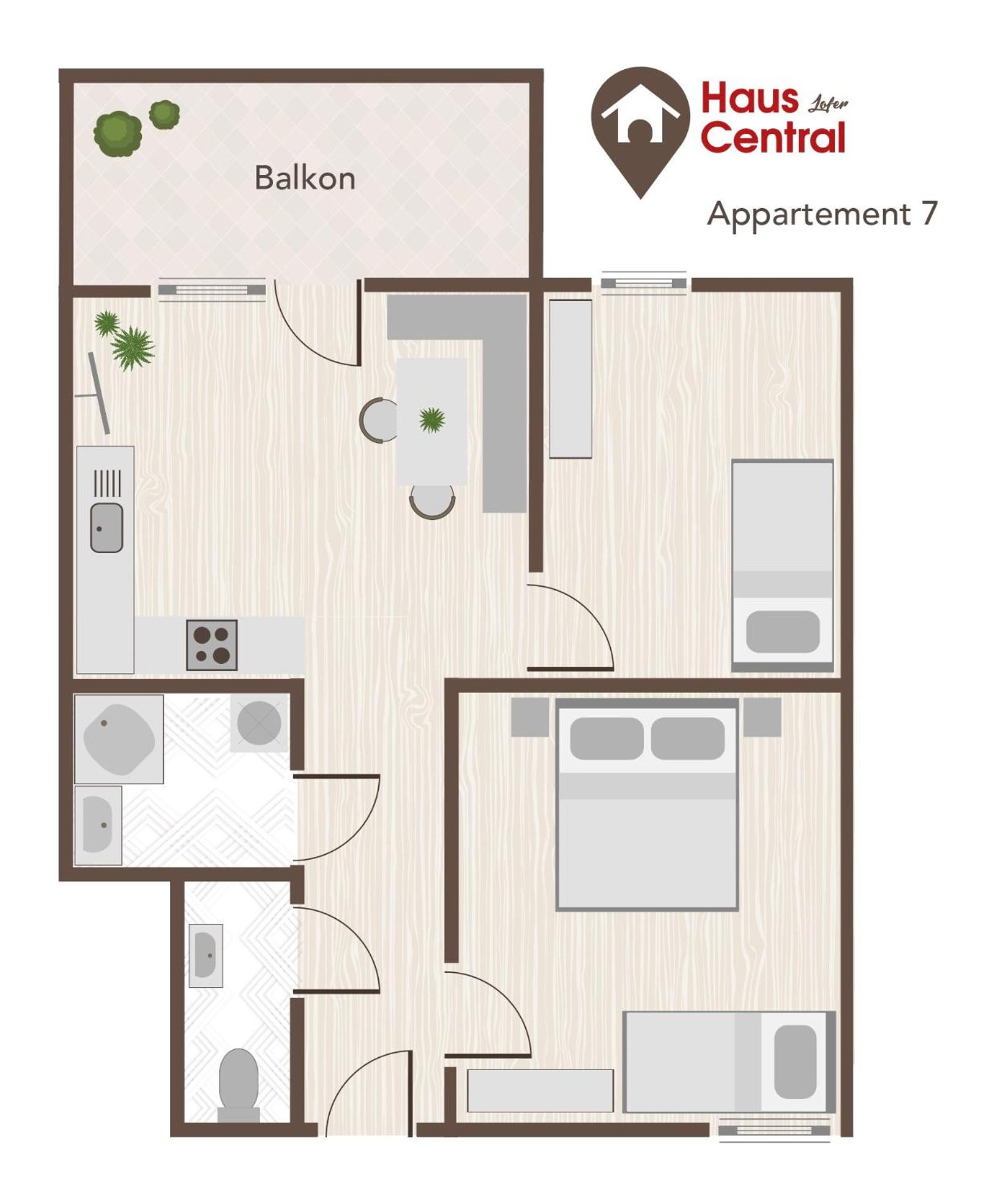 Apartment with Balcony