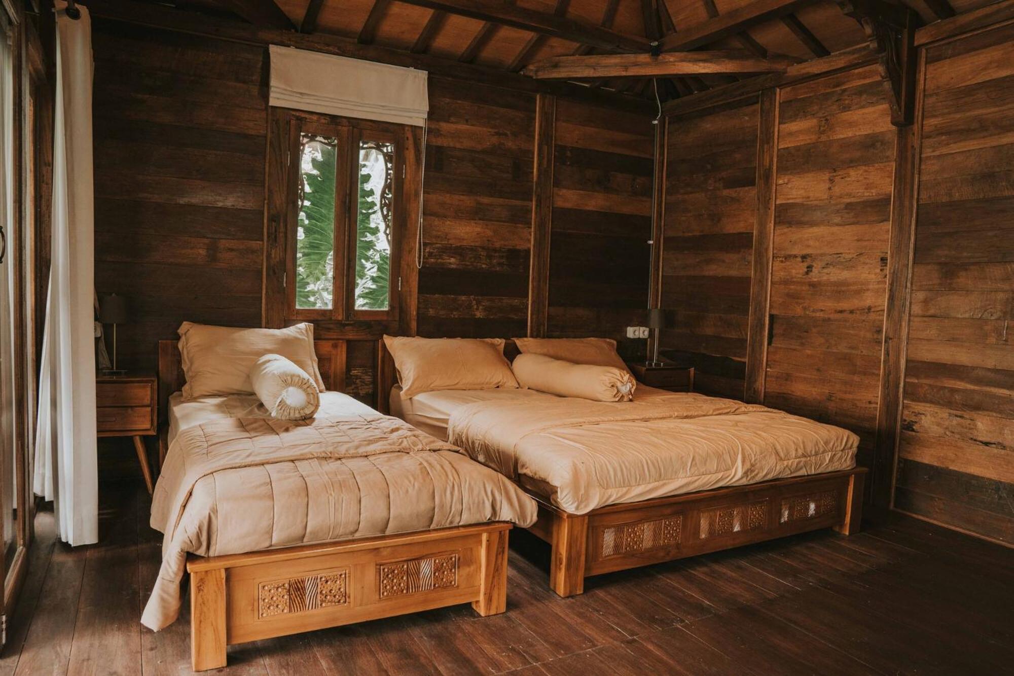 Joglo Lodge Garden View (3 pax) with Free Scheduled Yoga Class (on Saturday)