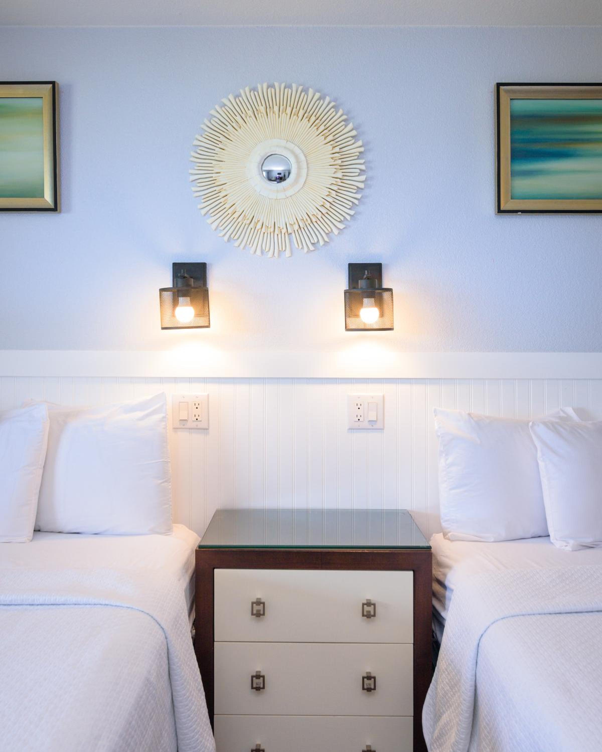 Poolside efficiency with 2 queen beds