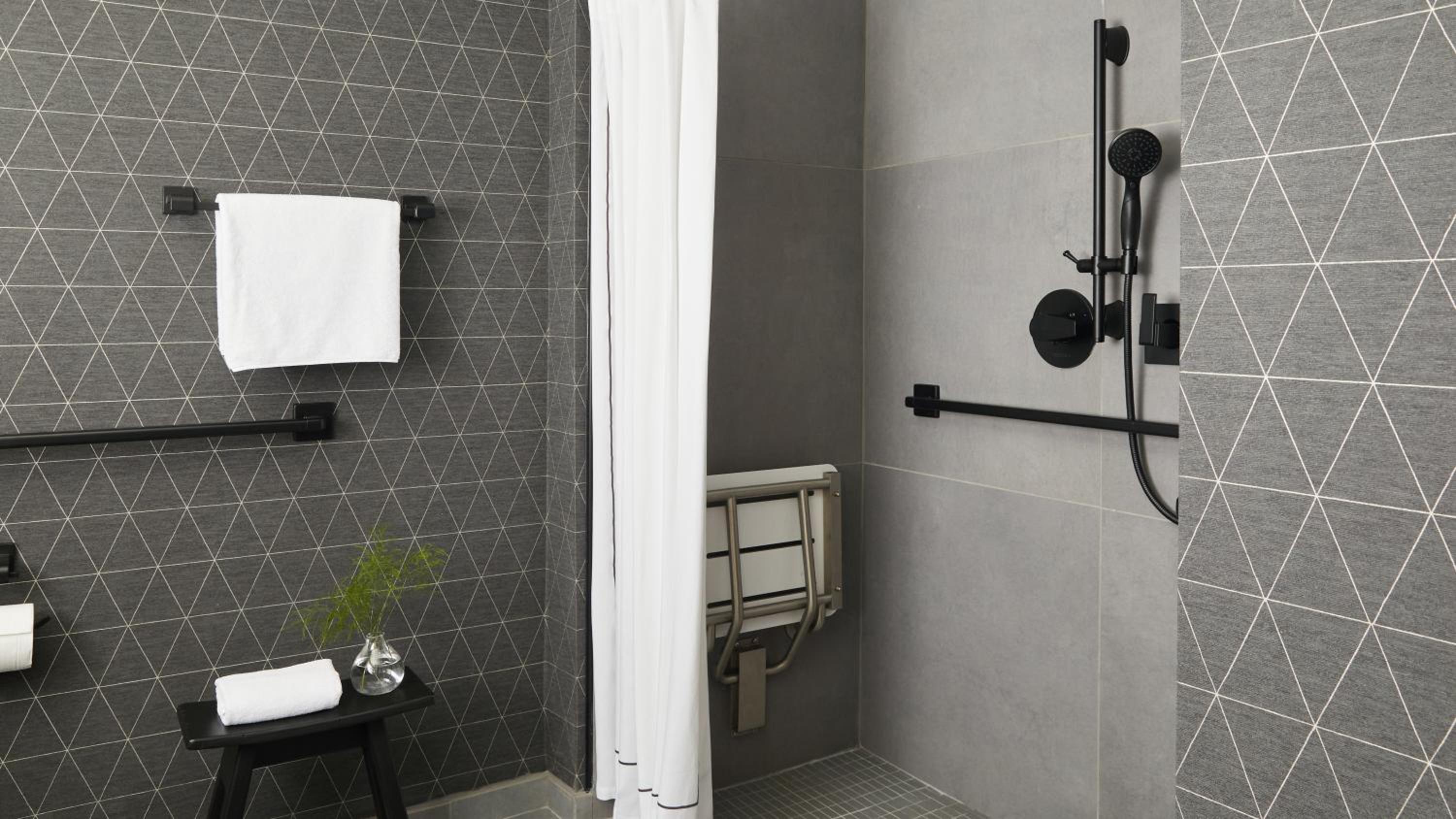 Queen Room with Two Queen Beds and Mobility Accessible Roll-In Shower - Photo 4