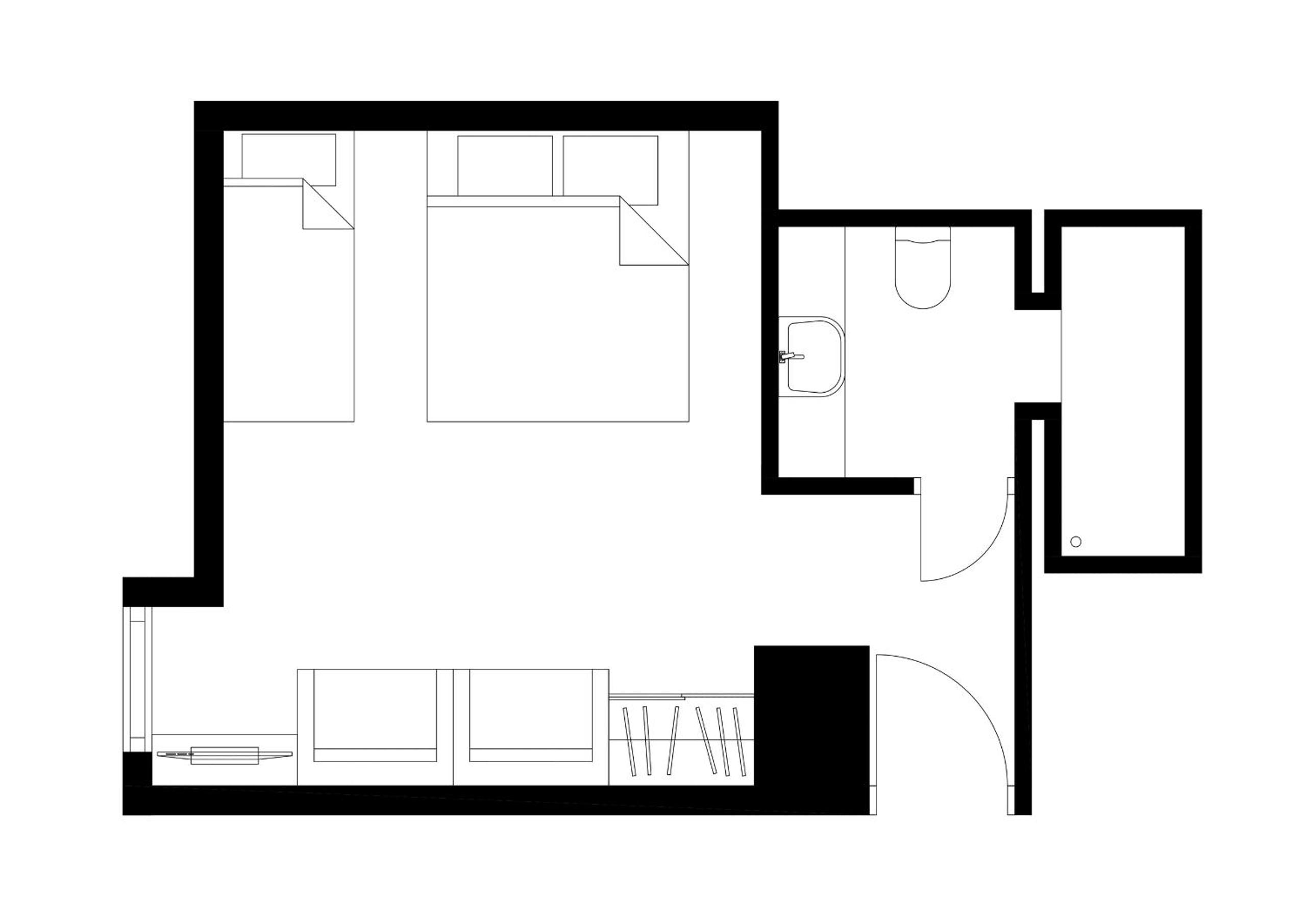 Triple Room with One Double Bed and One Single Bed - Photo 3