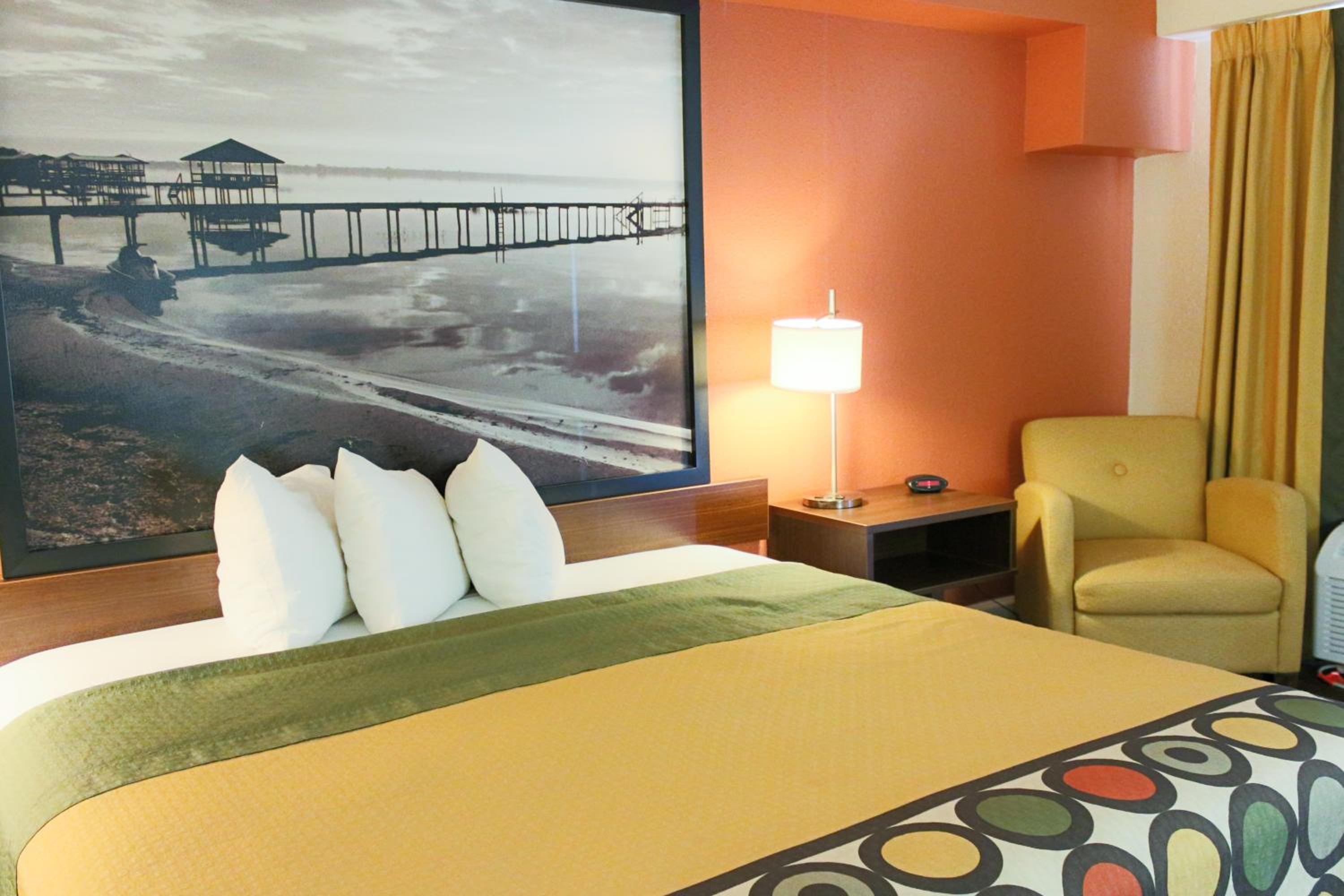 King Room With Roll-In Shower - Mobility/Hearing Accessible - Non-Smoking