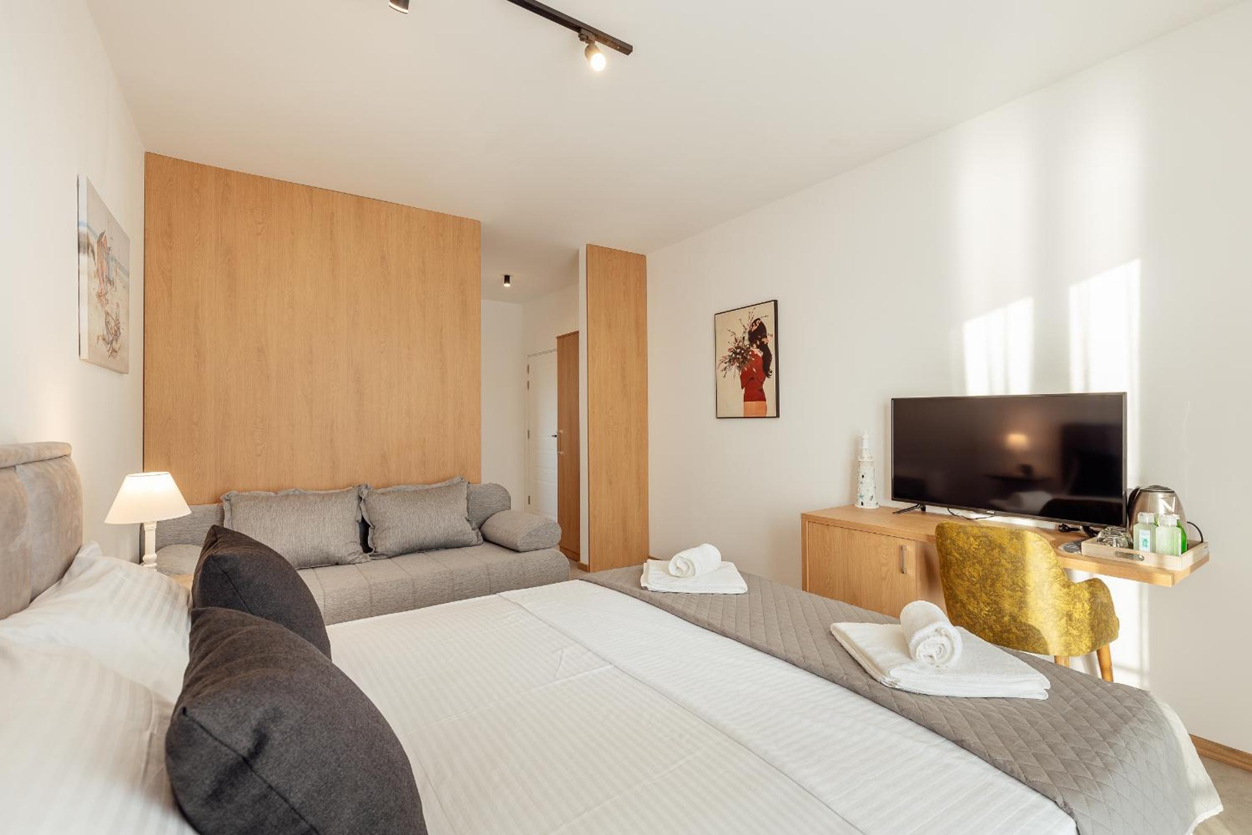 Deluxe Studio with Balcony and Sea View