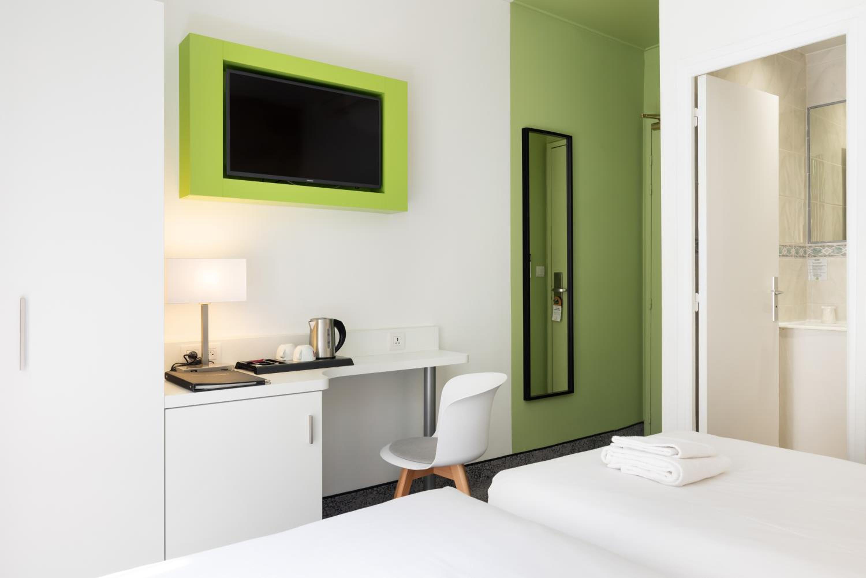 Relax in this modern, stylish hotel room!