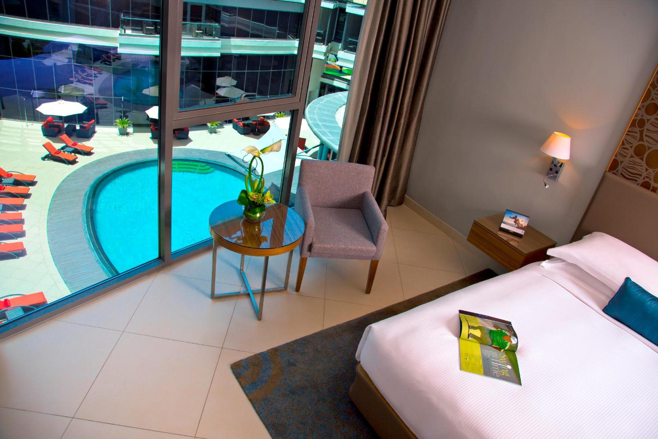 Pool View Duplex One Bedroom Apartment with Balcony