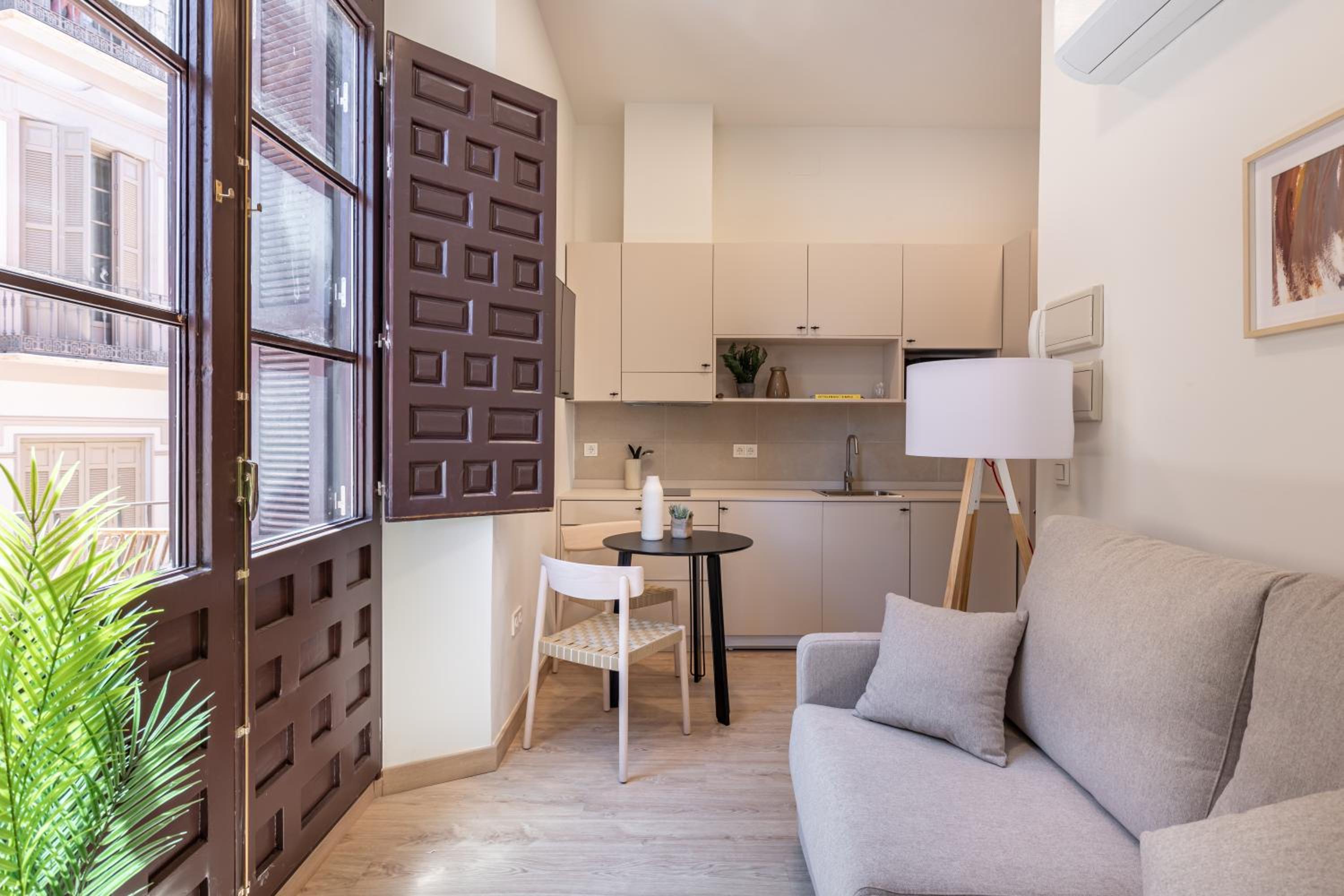 Estudio con terraza