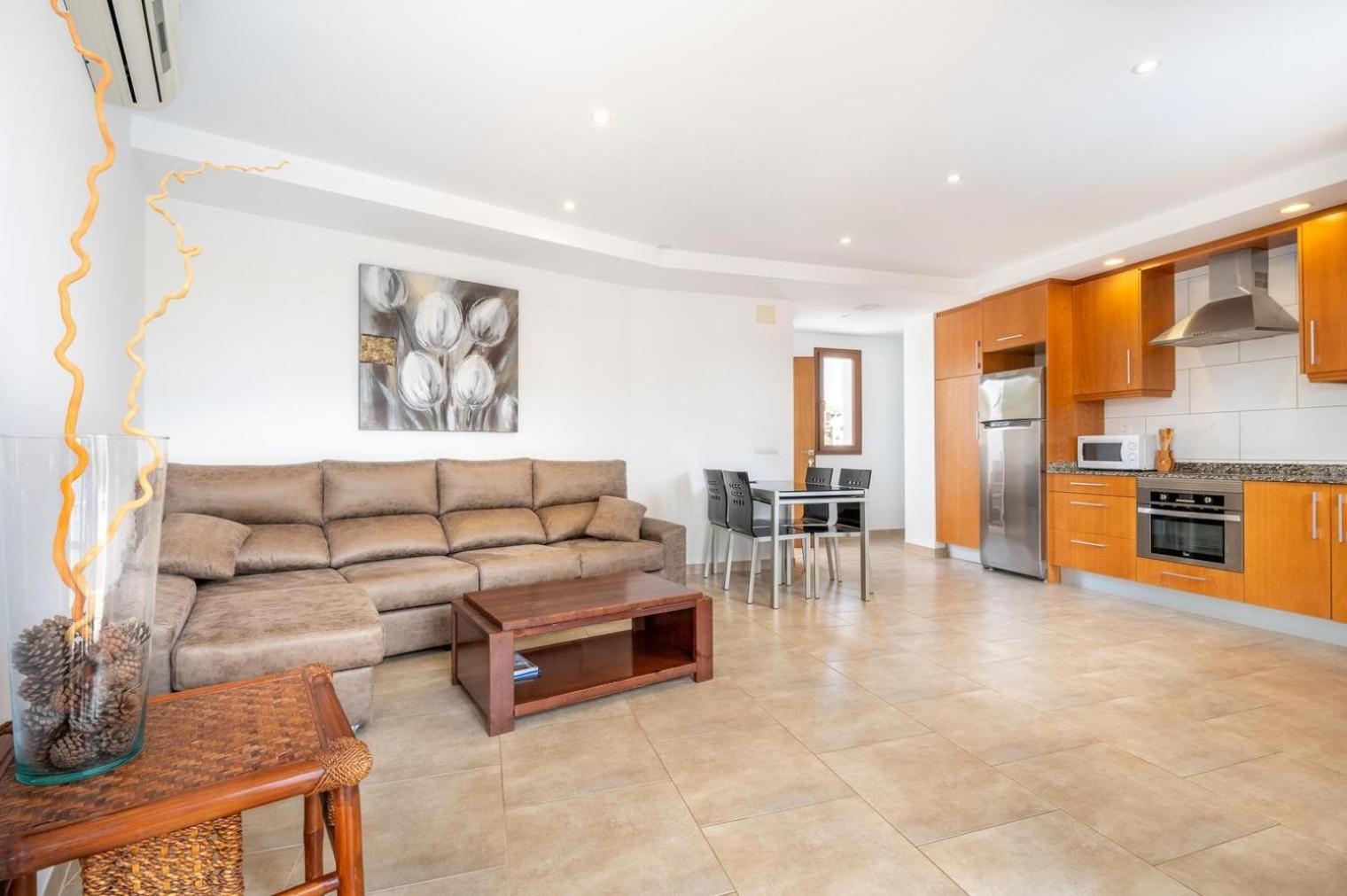 Apartamento de dos habitaciones