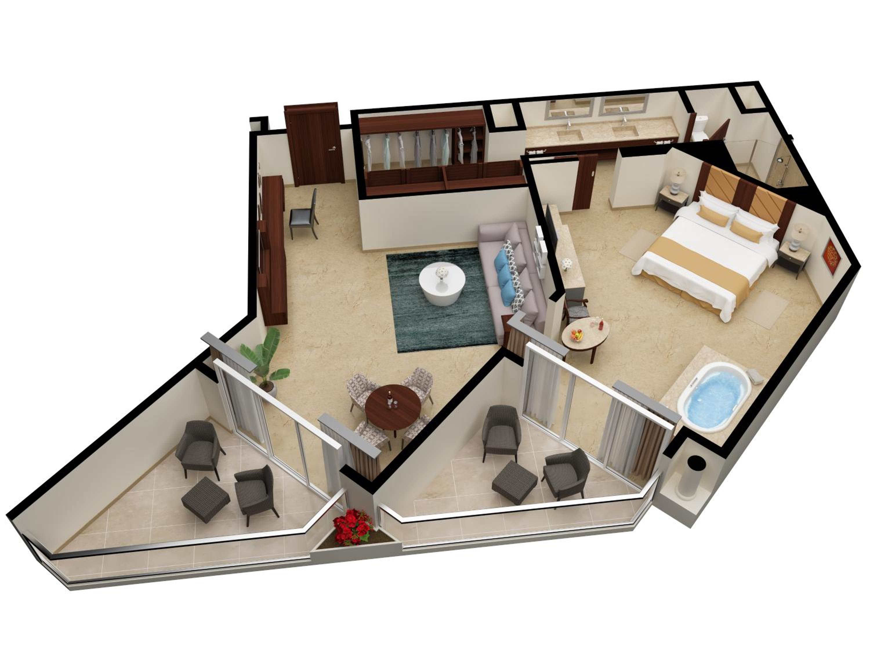 Superior Governor Suite Ocean View - King Size Bed