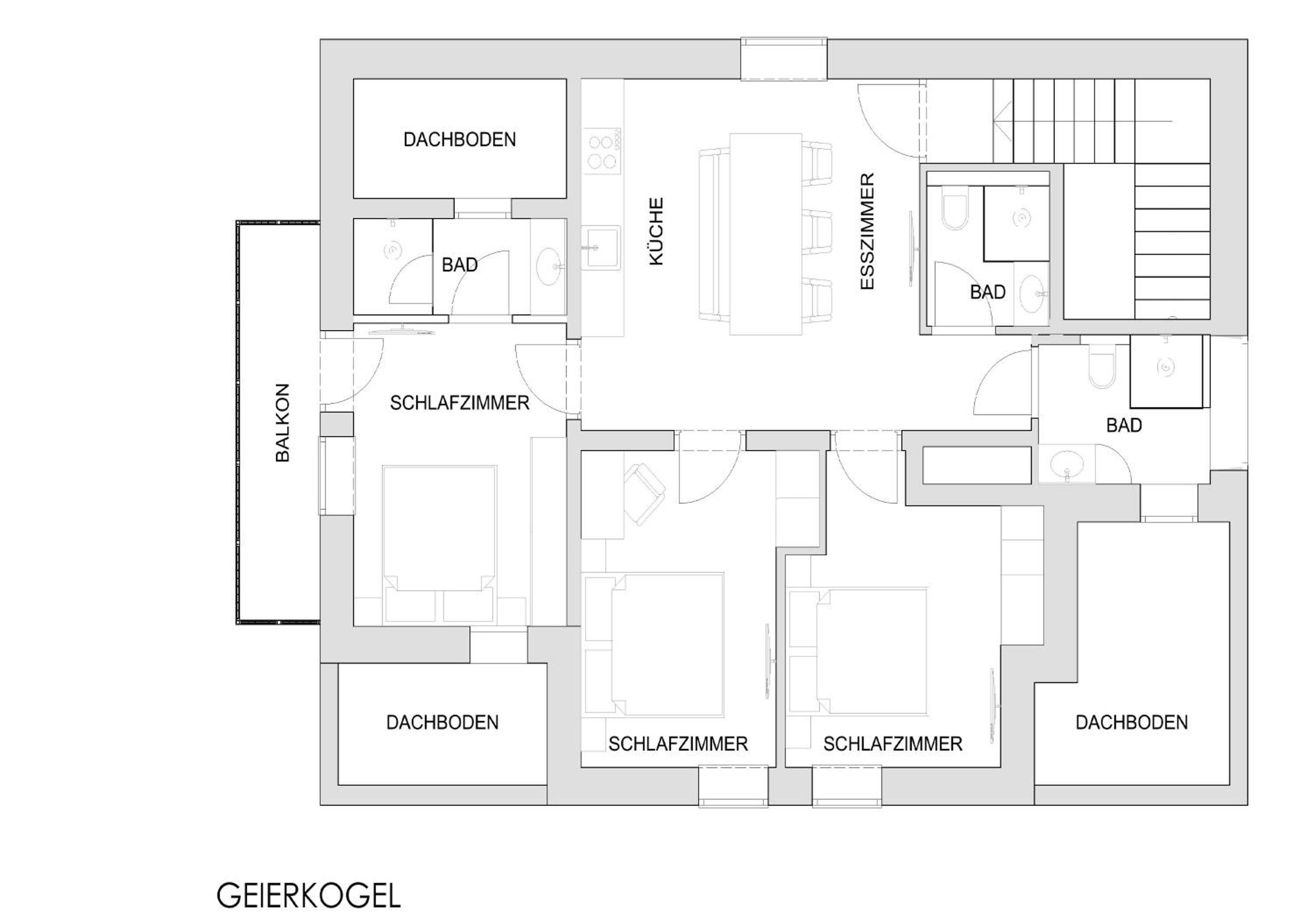 Three-Bedroom Apartment - Photo 3