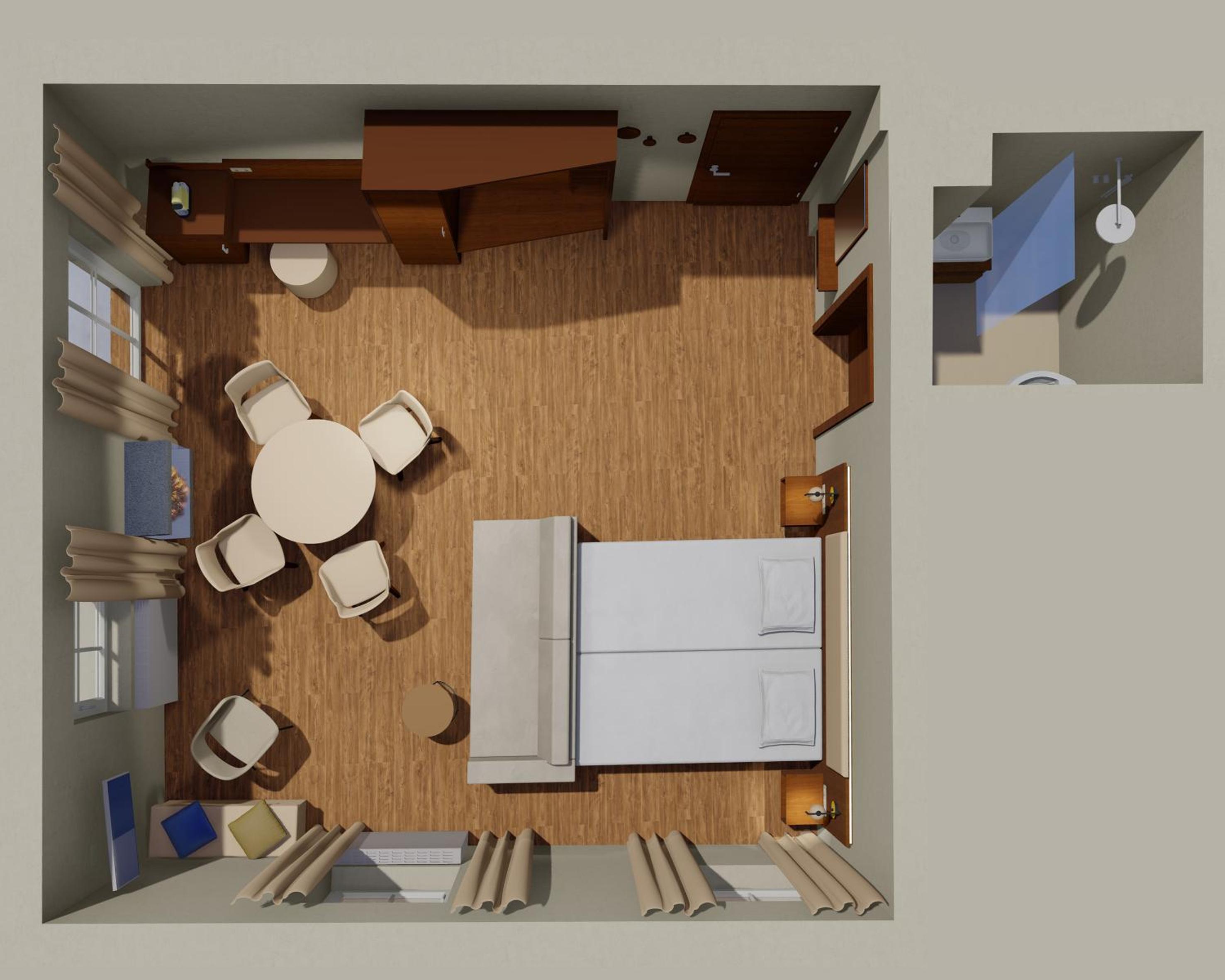 Family room with electric fireplace and balcony - Photo 5