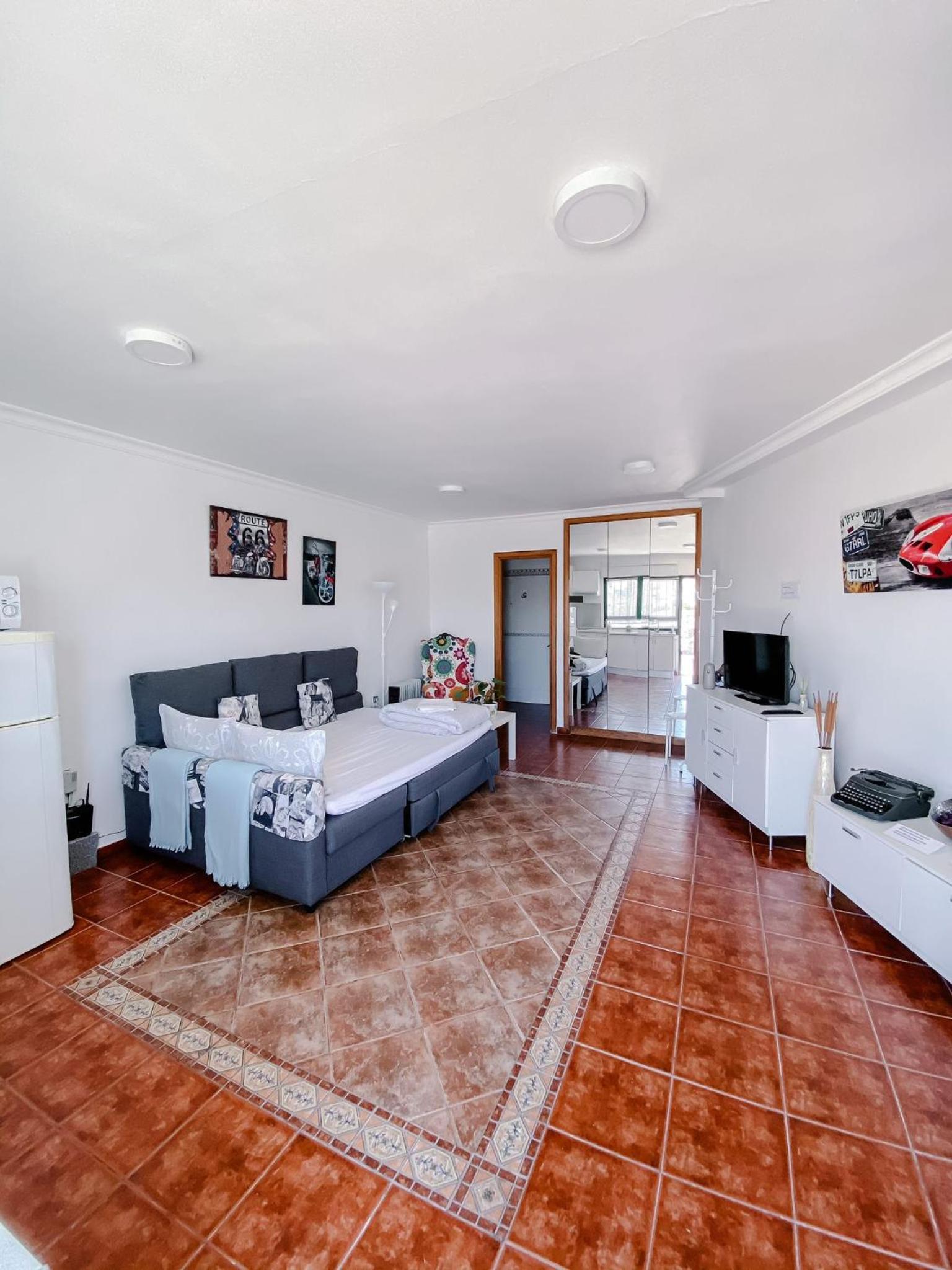 Apartamento con vista al jardín