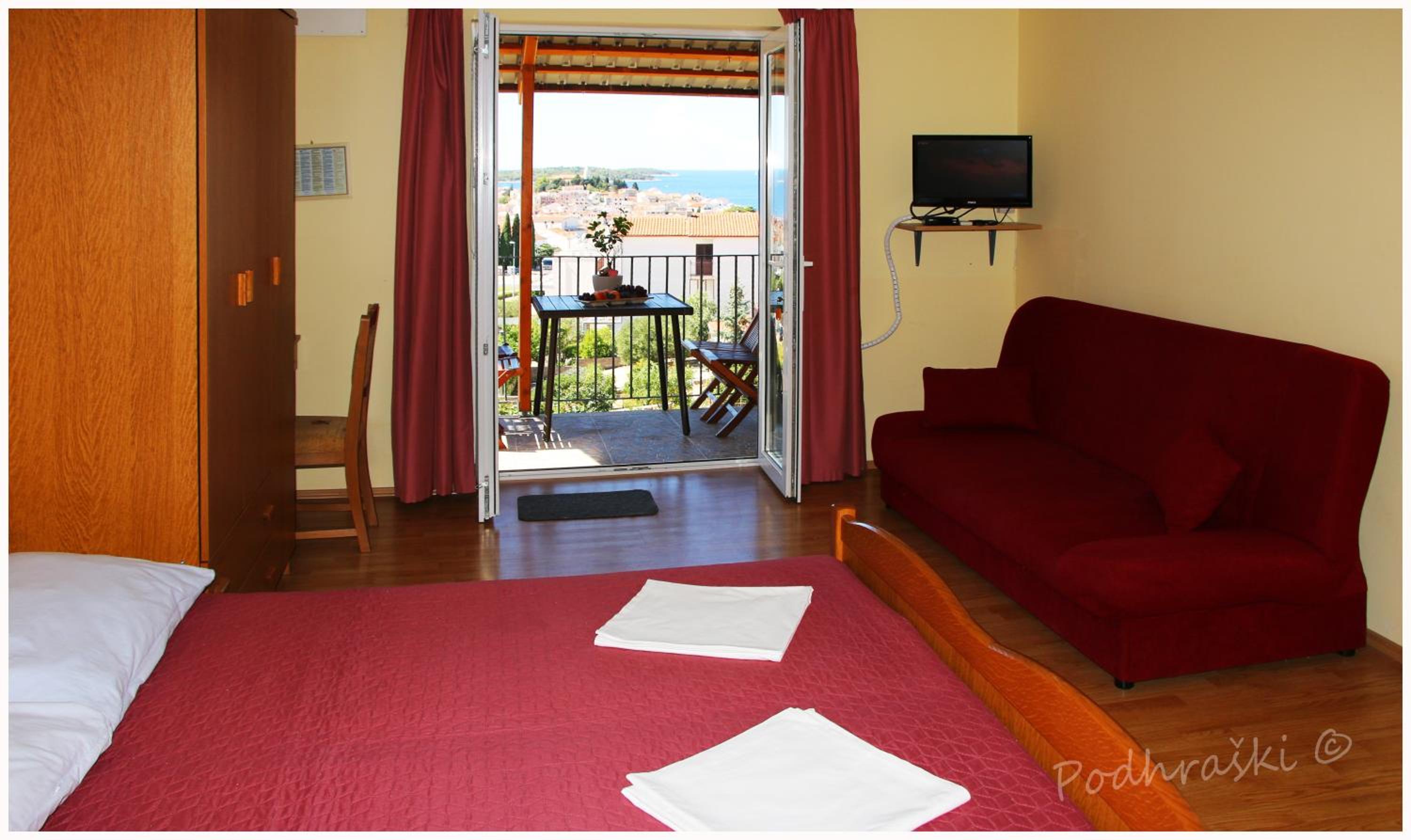 Studio with Balcony
