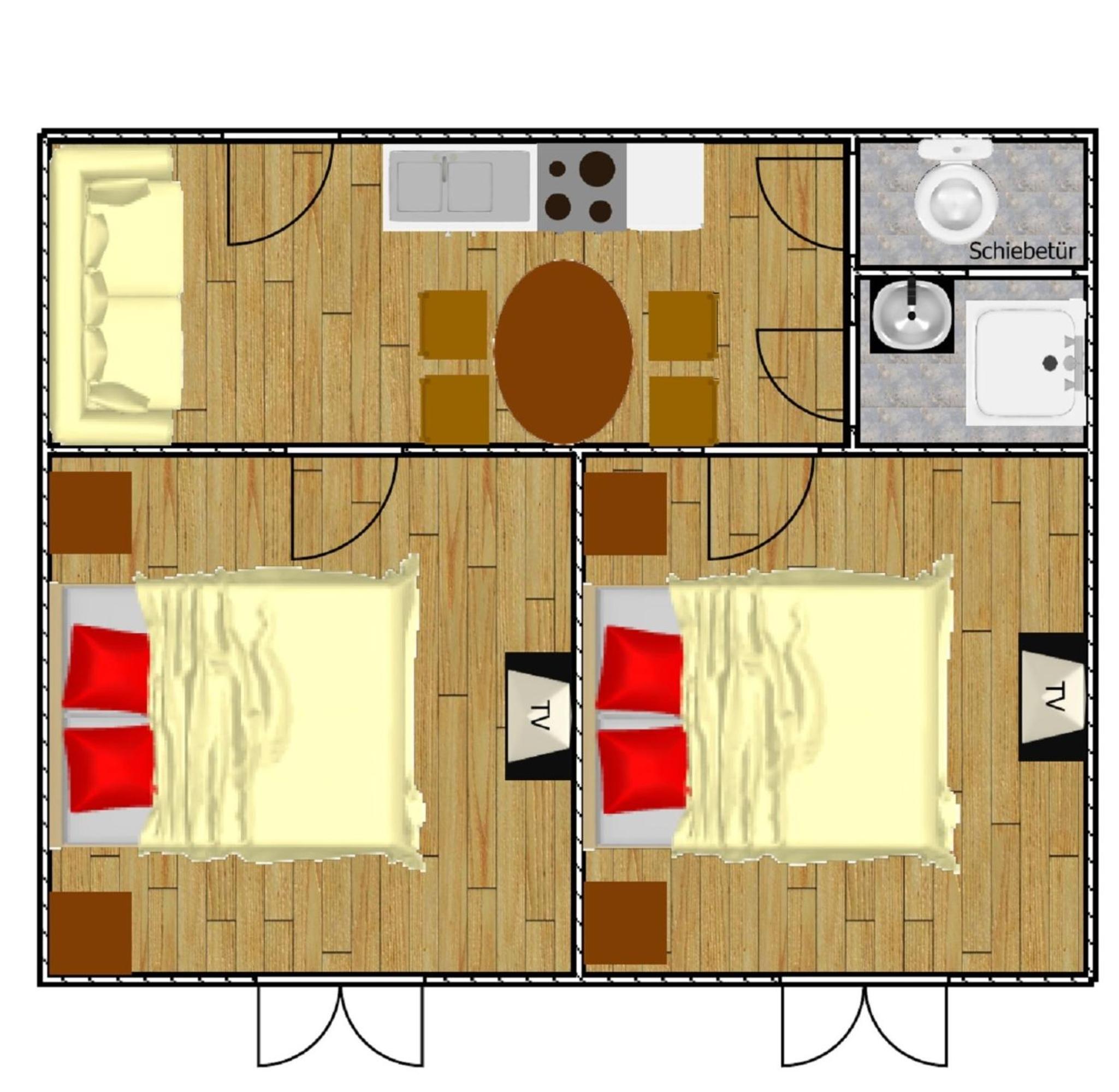 Two-Bedroom Apartment - Basement