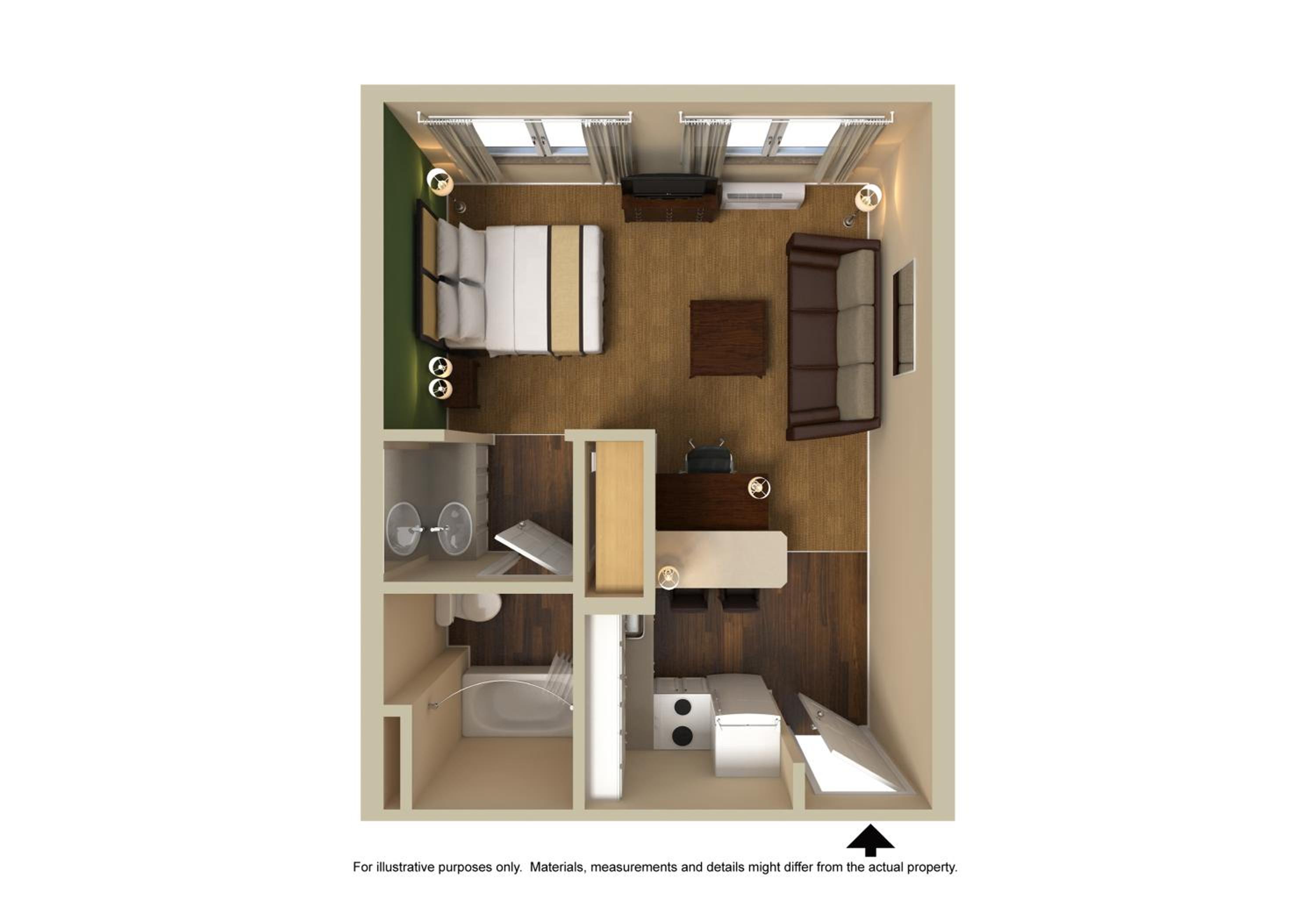 Deluxe Studio with 1 King Bed - Non-Smoking - Photo 5