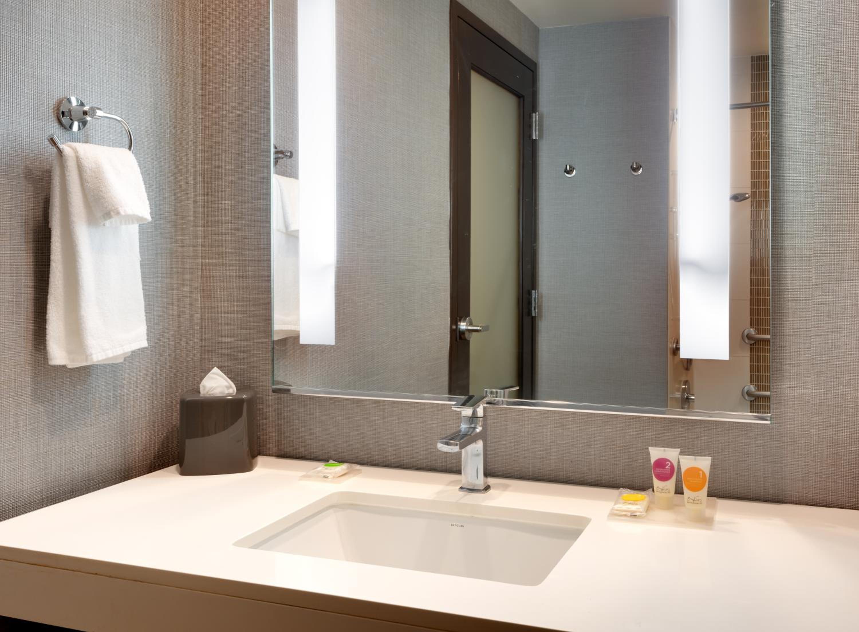 Double Room with Two Double Beds, Sofa Bed and Roll-in Shower - Disability Access
