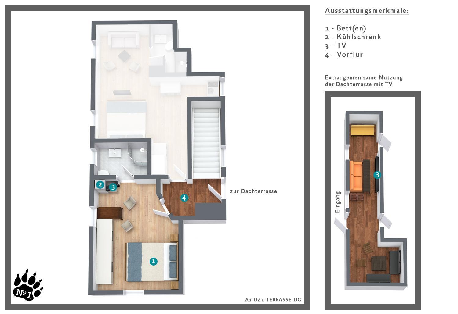 Double Room with Terrace - Photo 9