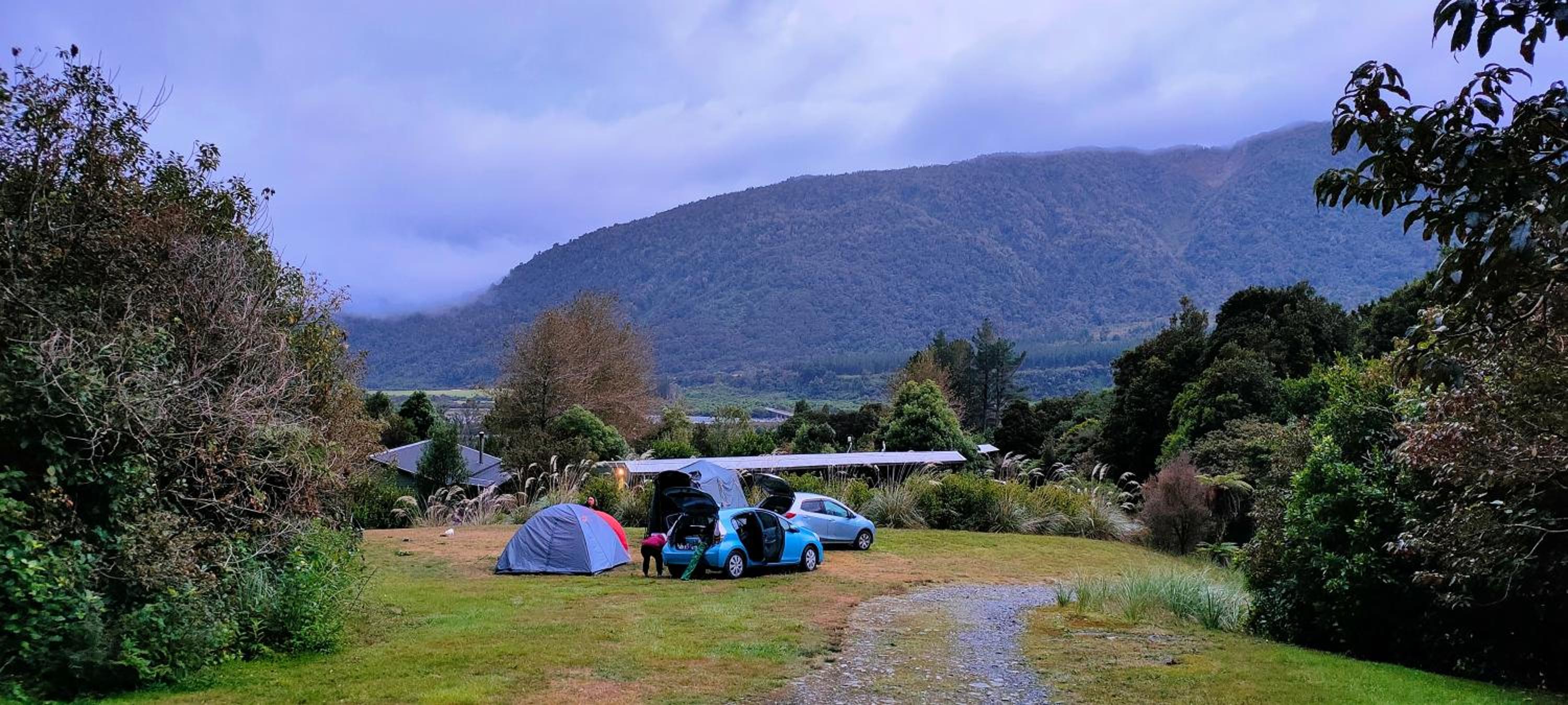 Non-Powered Tent Site with Shared Bathroom - No Bed Provided