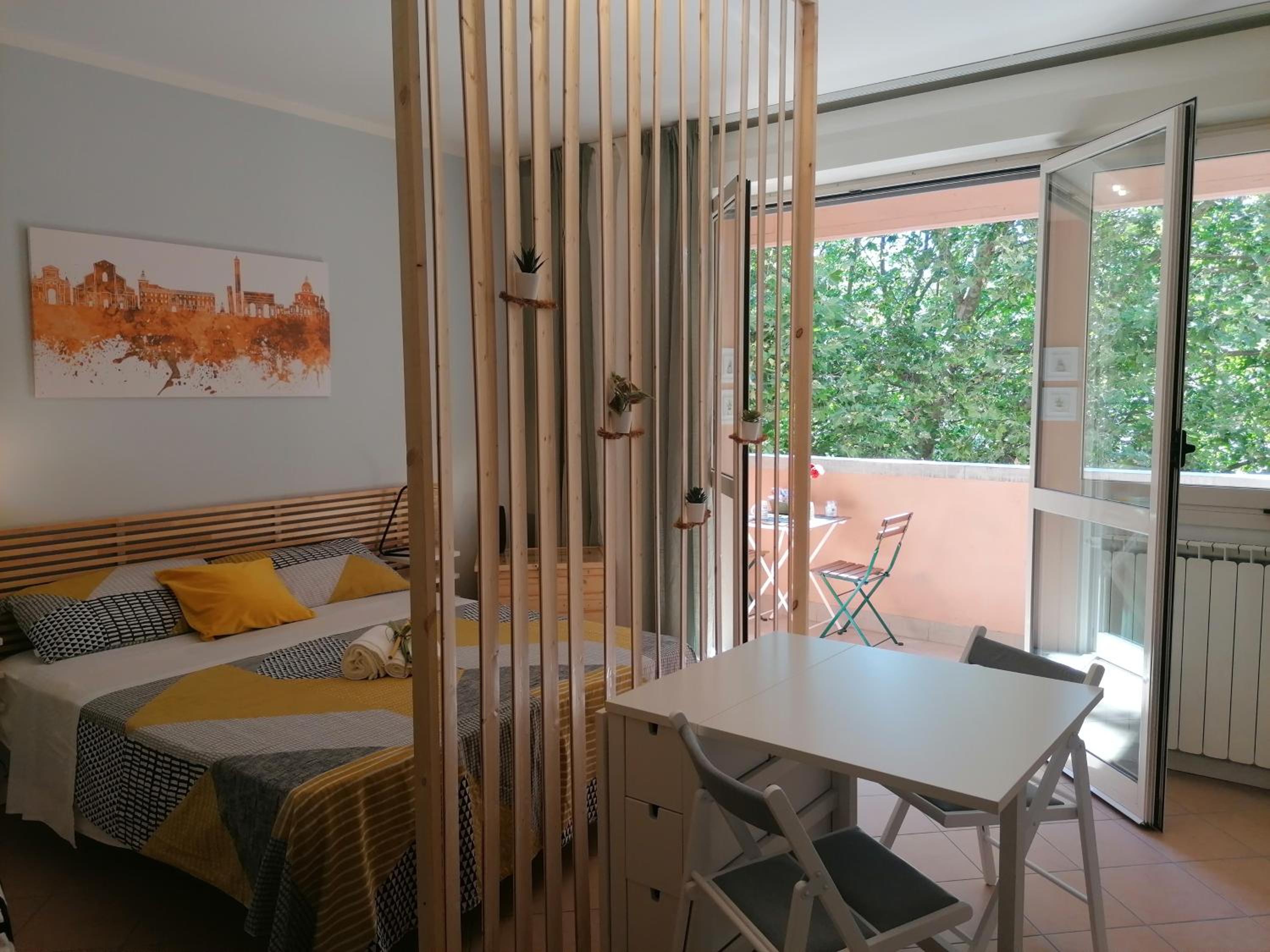 Studio with Balcony