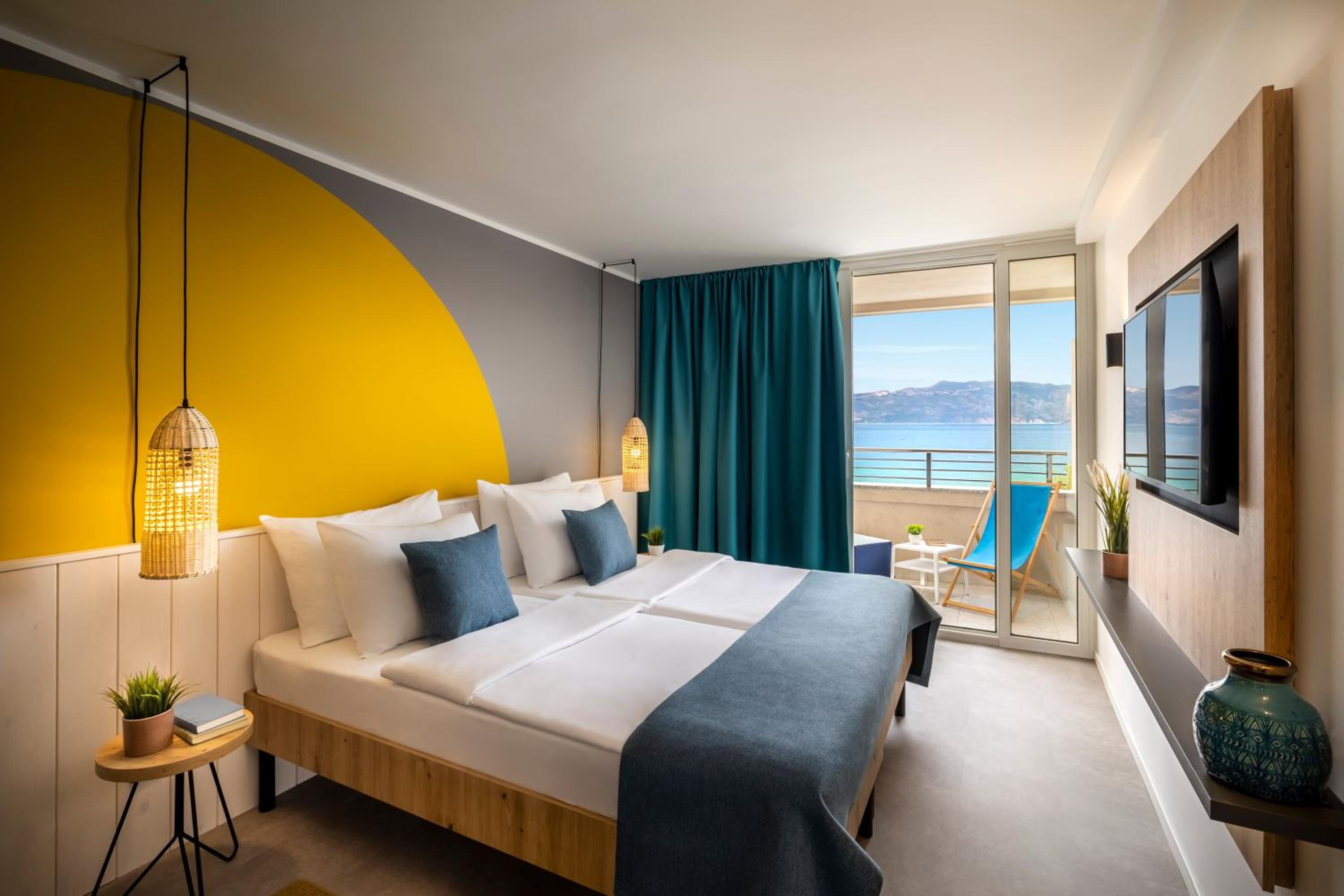 Habitación para 2+1 con vista al mar
